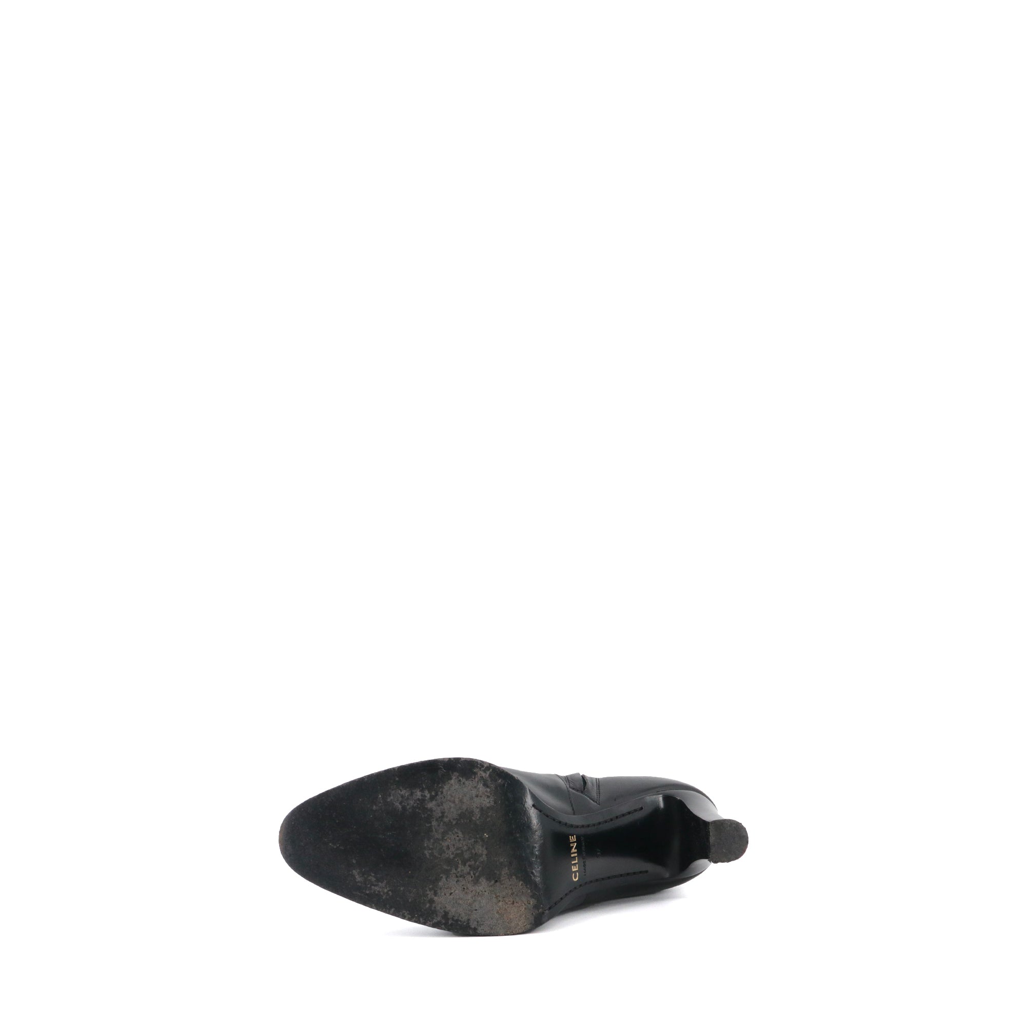 CELINE - Céline Bulky boots in black nylon and leather (T39)