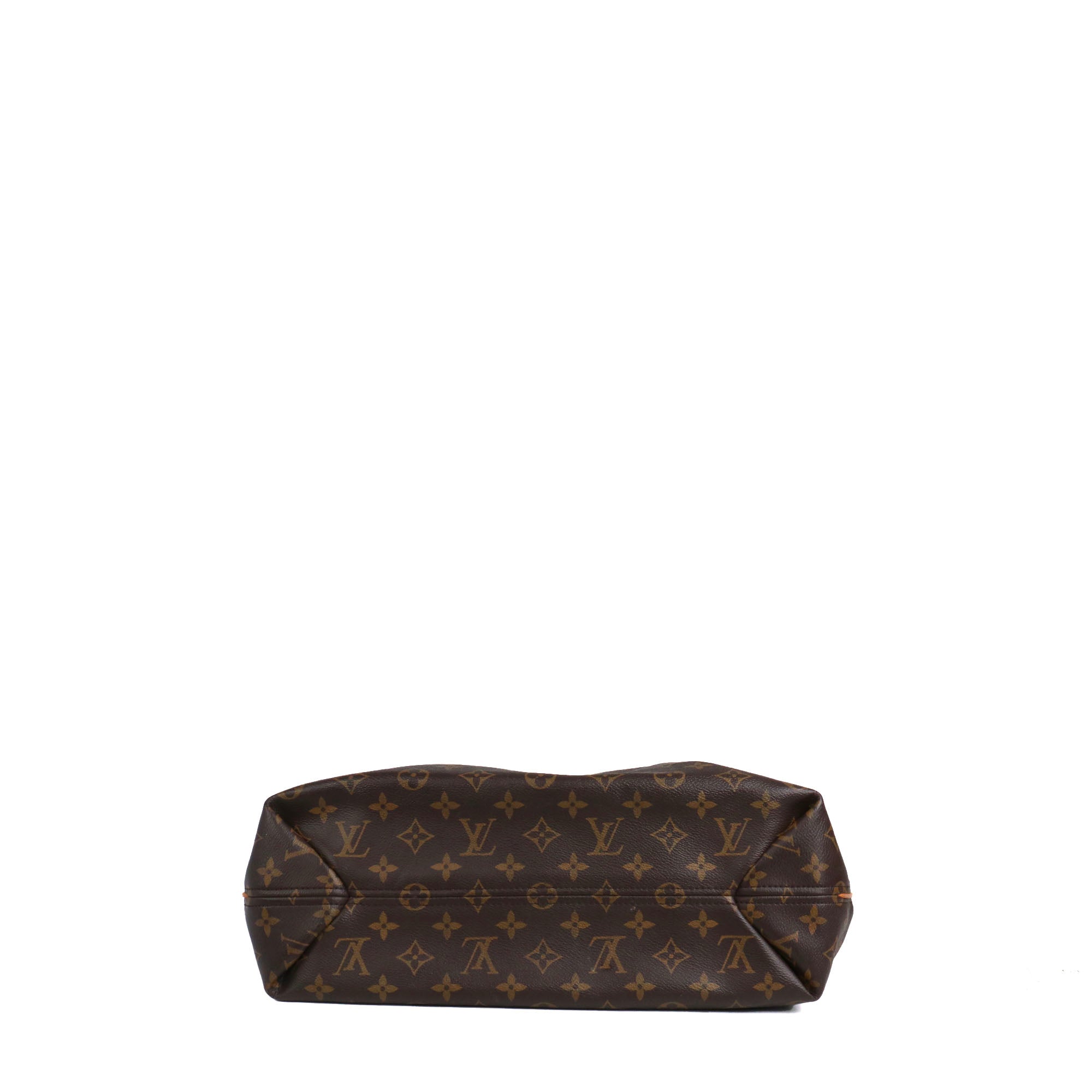 LOUIS VUITTON - Sac cabas Sully Louis Vuitton en toile enduite monogrammée marron