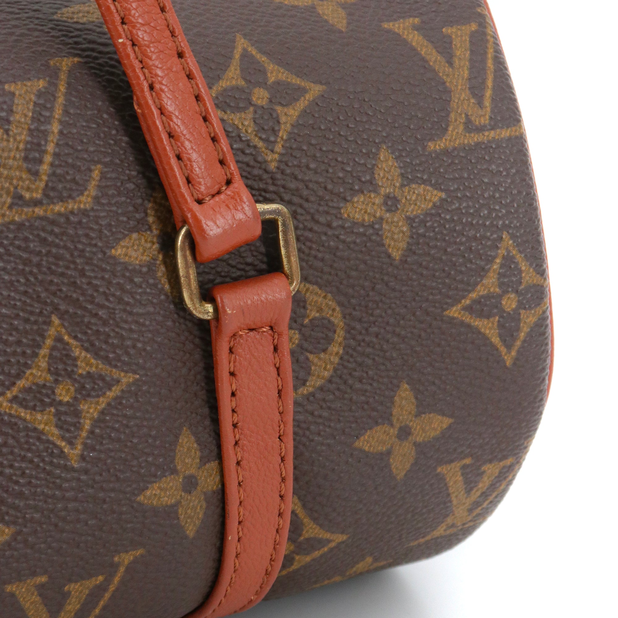 LOUIS VUITTON - Sac à main Papillon Louis Vuitton en toile monogrammée