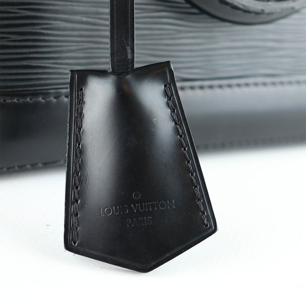 LOUIS VUITTON - Sac à bandoulière Alma BB en cuir épi noir
