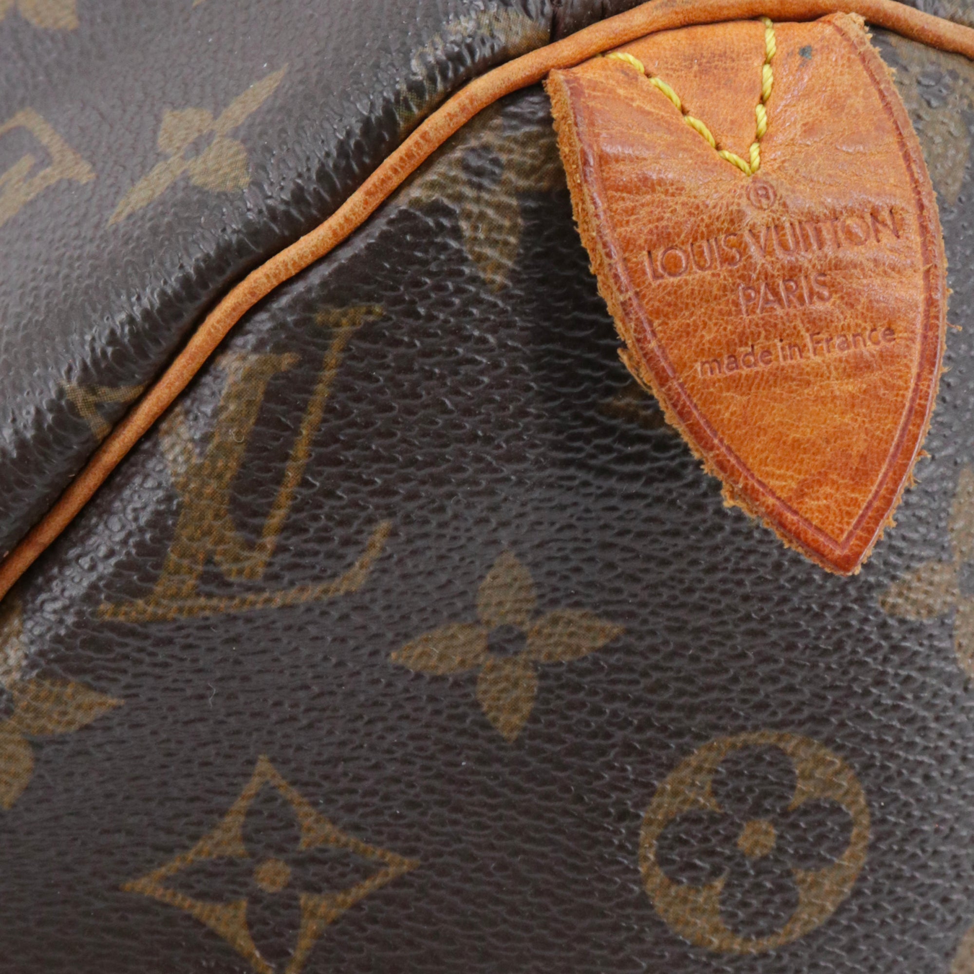 LOUIS VUITTON - Sac à main Speedy 30 Louis Vuitton en toile monogrammée