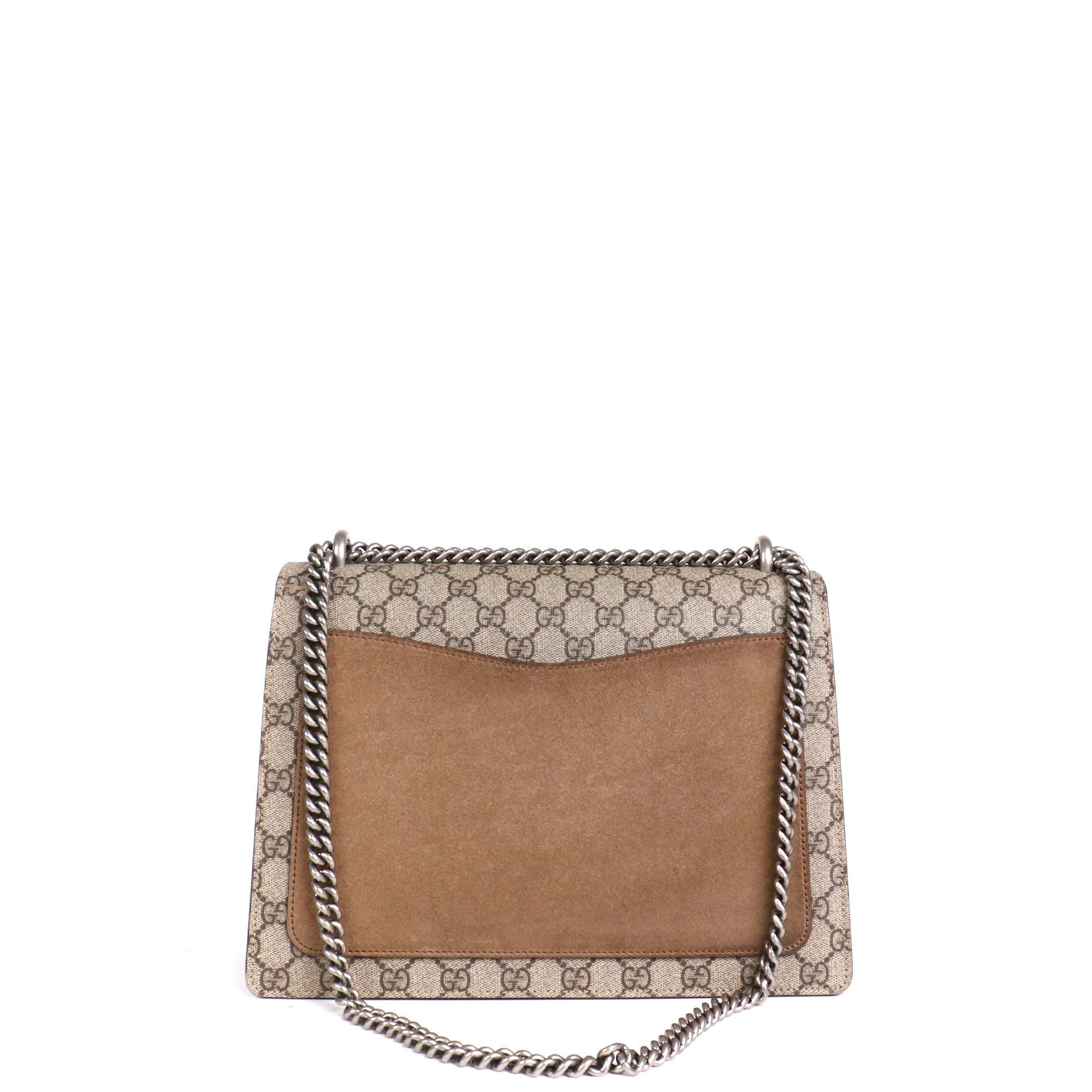 GUCCI - Sac à épaule Dionysus medium Gucci en toile monogrammée marron