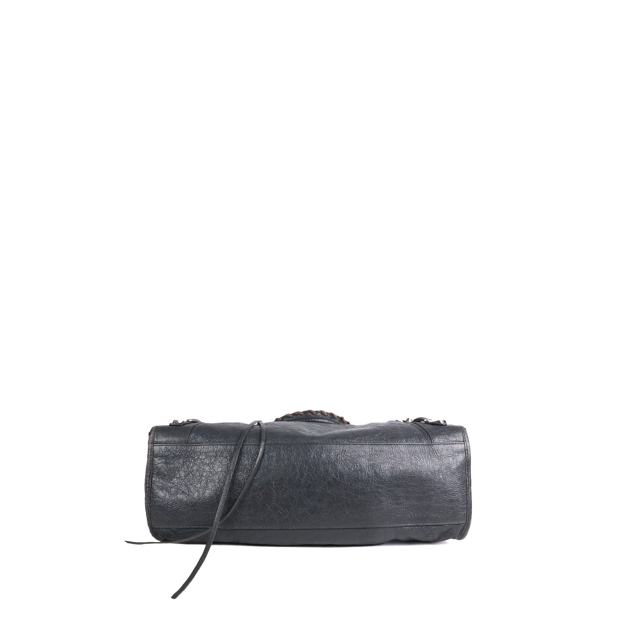 BALENCIAGA - Sac à main City Balenciaga en cuir gris