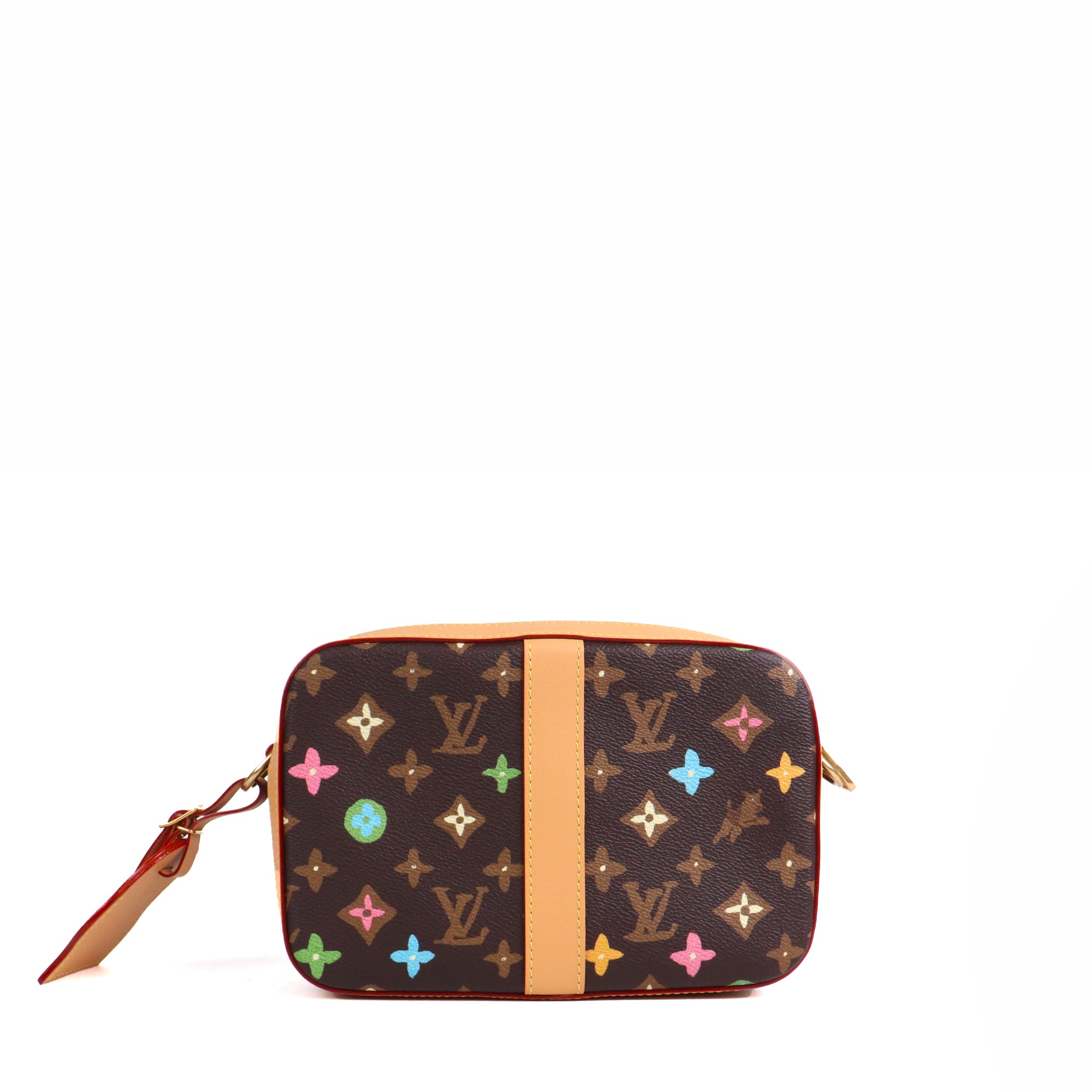 LOUIS VUITTON - Sac à bandoulière Envelope Messenger Louis Vuitton en toile monogrammée marron