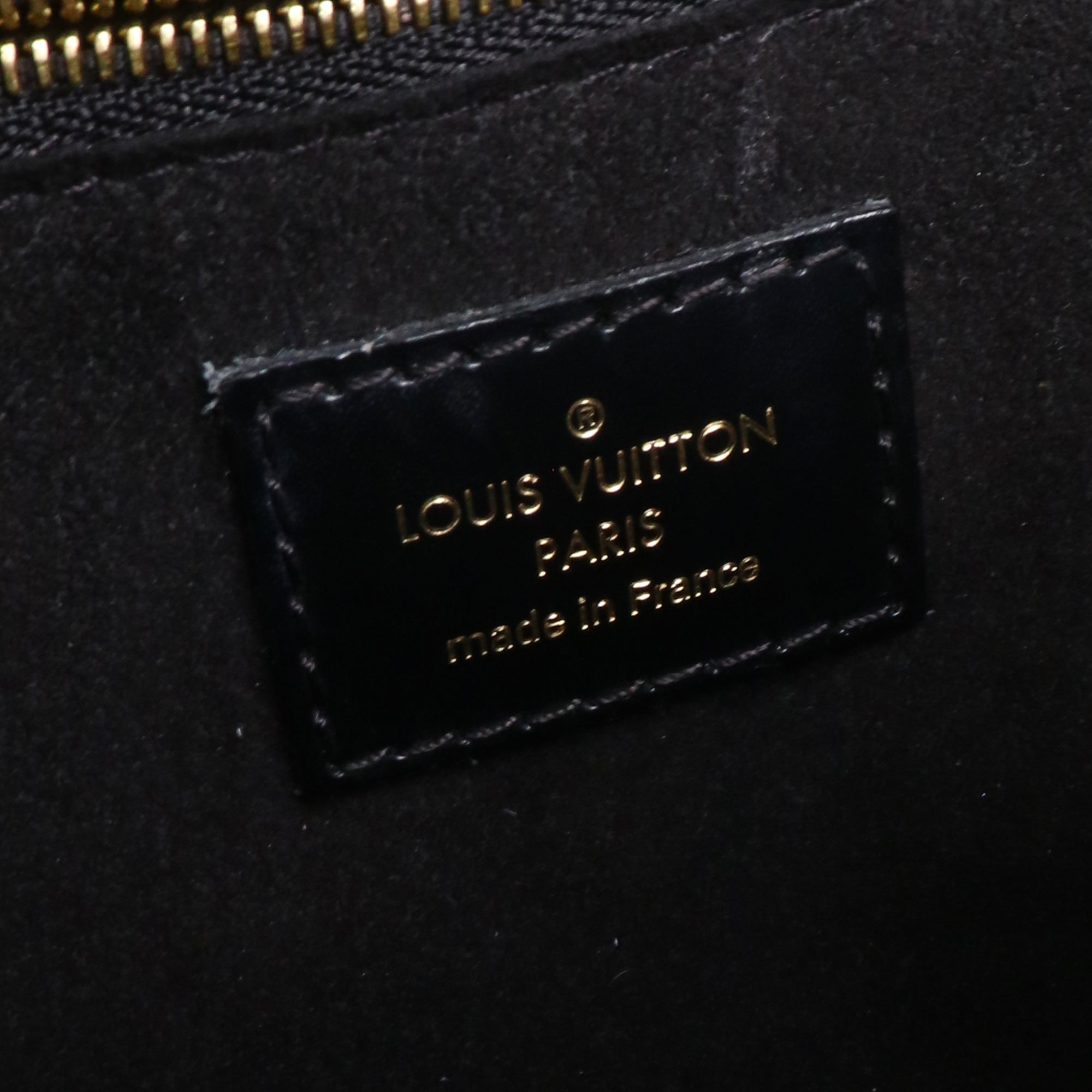 LOUIS VUITTON - Sac à bandoulière One Handle Flap Louis Vuitton en toile enduite et cuir lisse noir