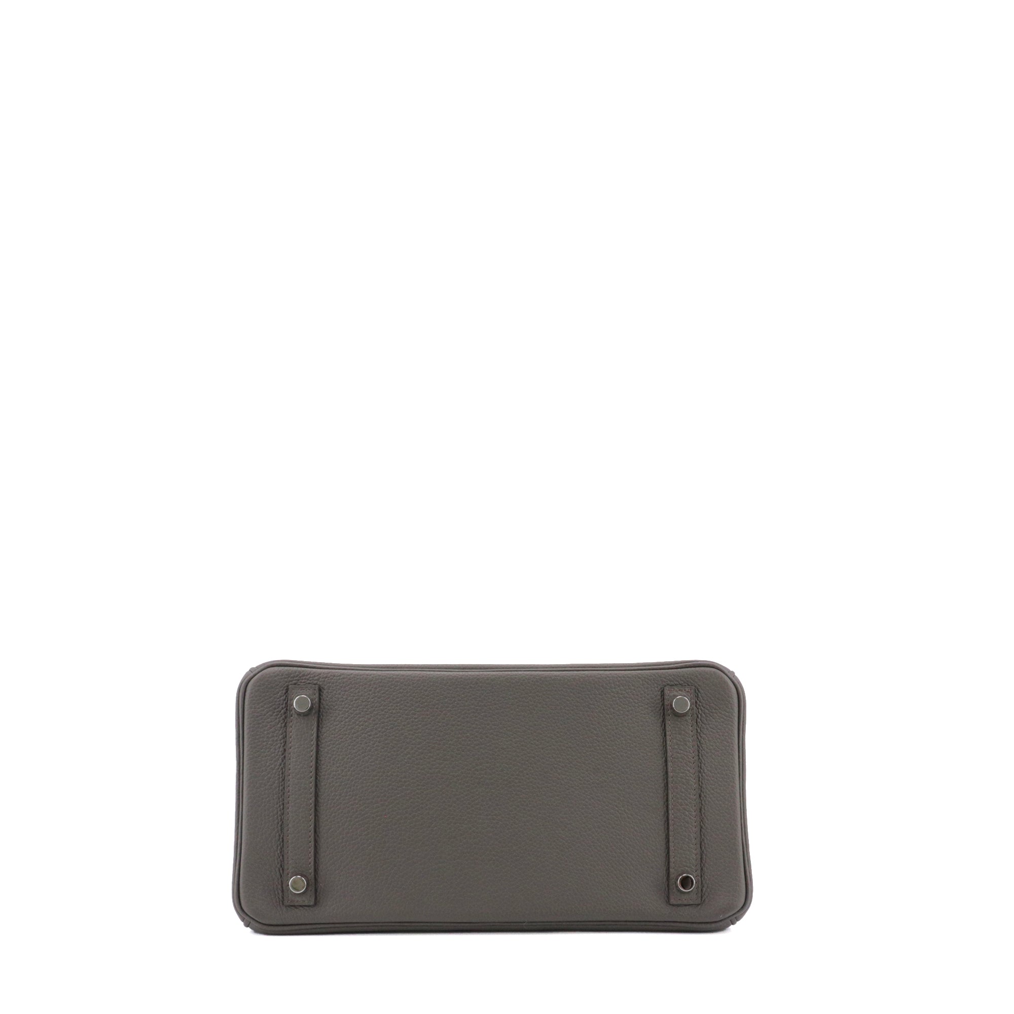 HERMÈS - Sac à main Birkin 30 Hermès en cuir togo gris étain
