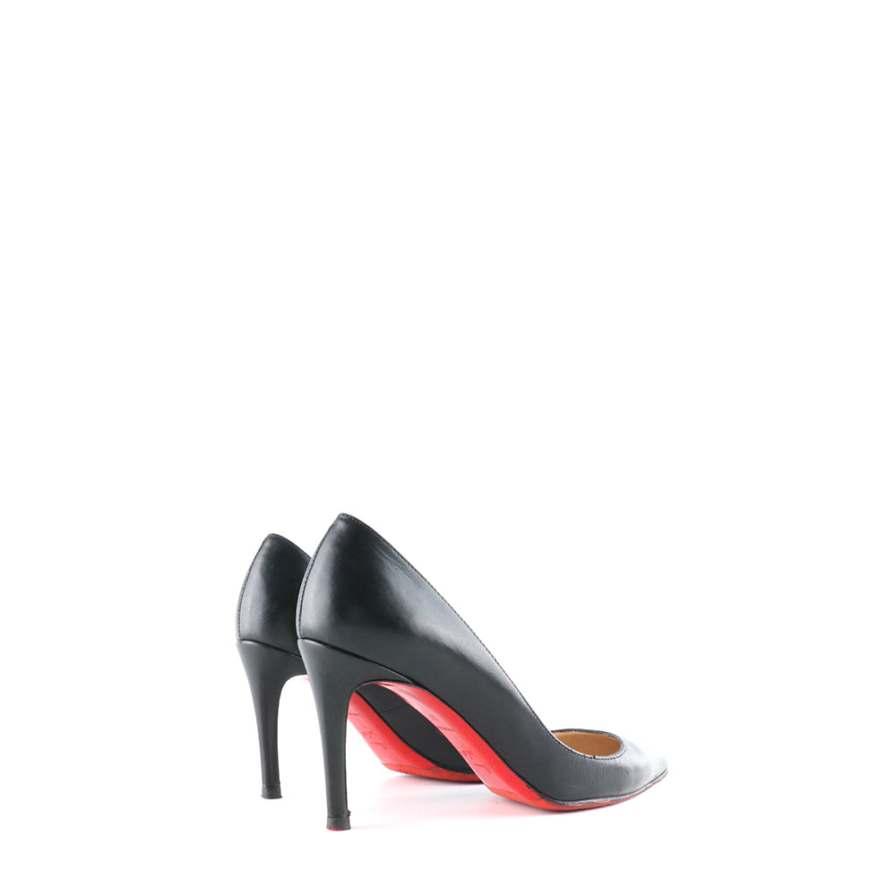 LOUBOUTIN - Pigalle pumps in smooth black leather (T37)