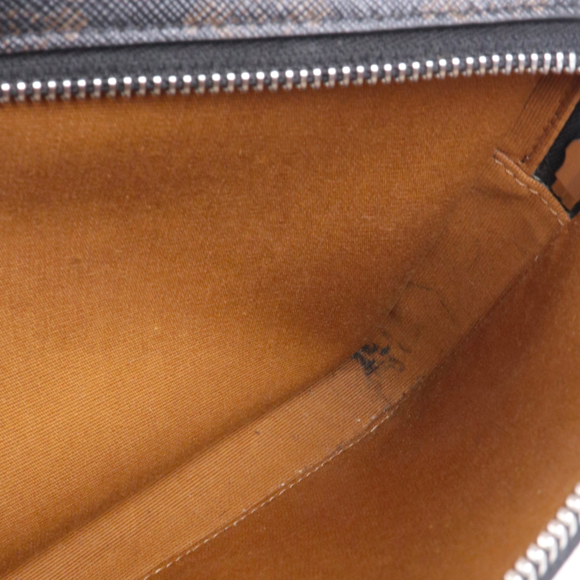 CELINE - Sac à bandoulière Messenger Double Zip Celine en cuir et toile enduite