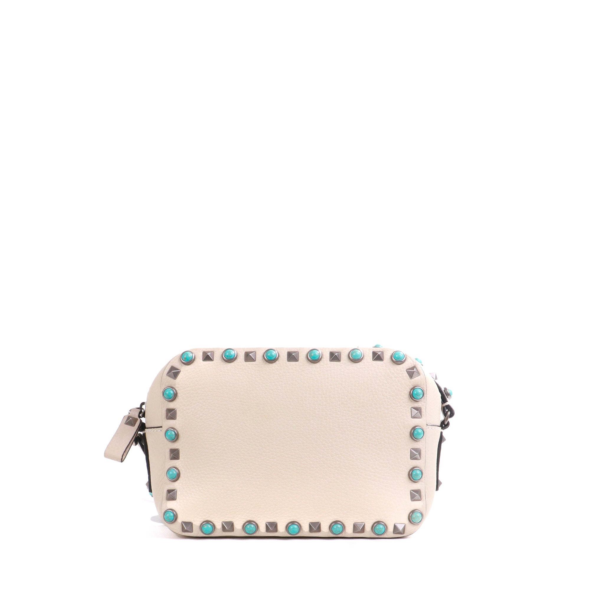 VALENTINO - Rockstud leather tote bag