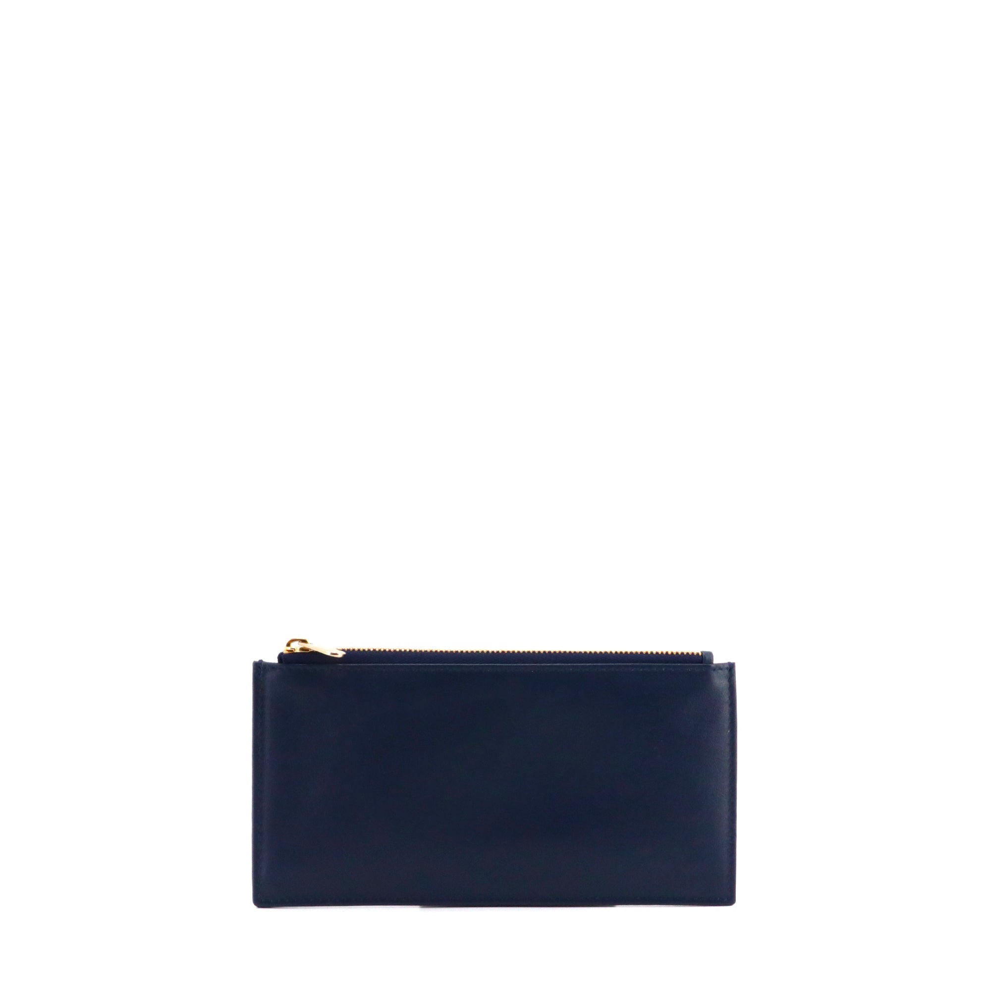 DIOR - Porte-monnaie Dior en cuir bleu marine