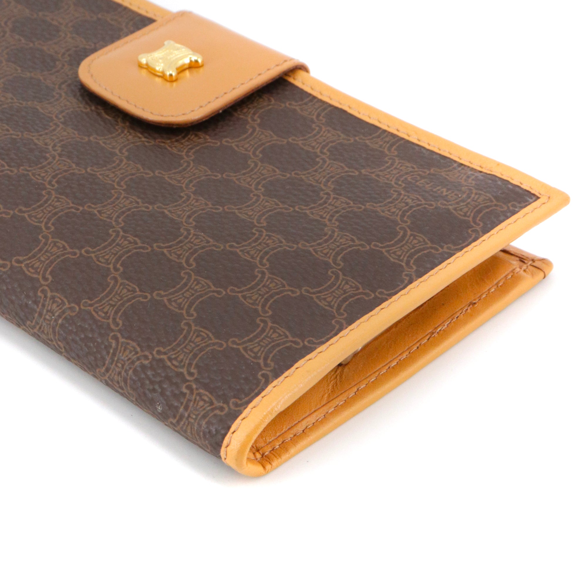 CELINE - Celine Triomphe wallet in vintage monogrammed canvas