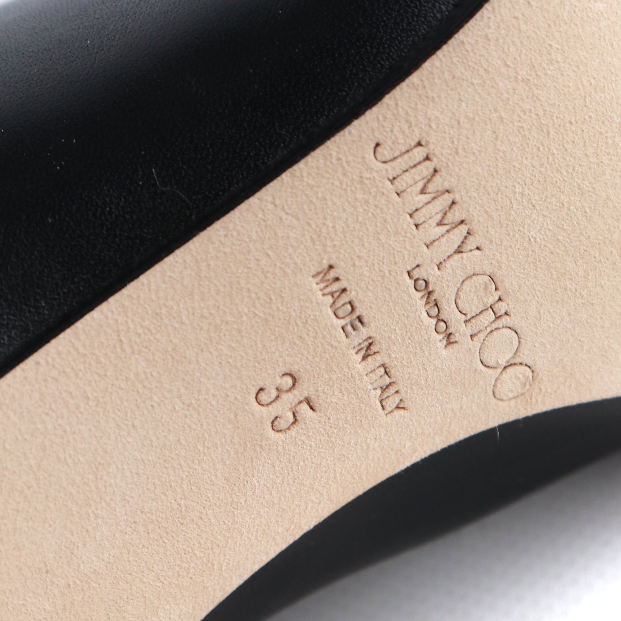 JIMMY CHOO - Bottes Mahesa en cuir noir (T35)