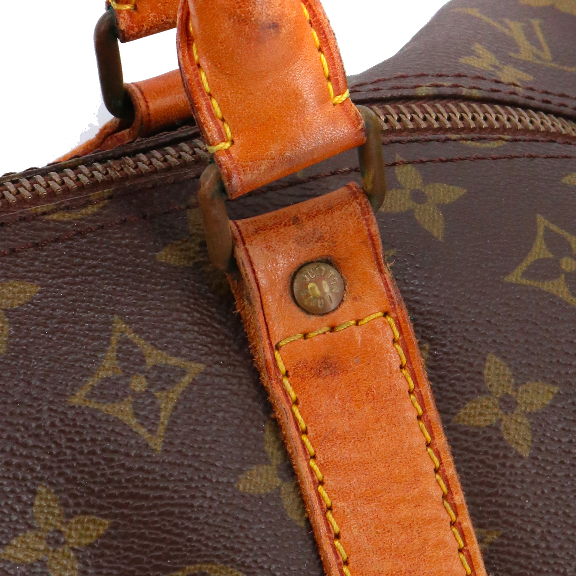 LOUIS VUITTON - Louis Vuitton Keepall 60 travel bag in vintage monogrammed canvas