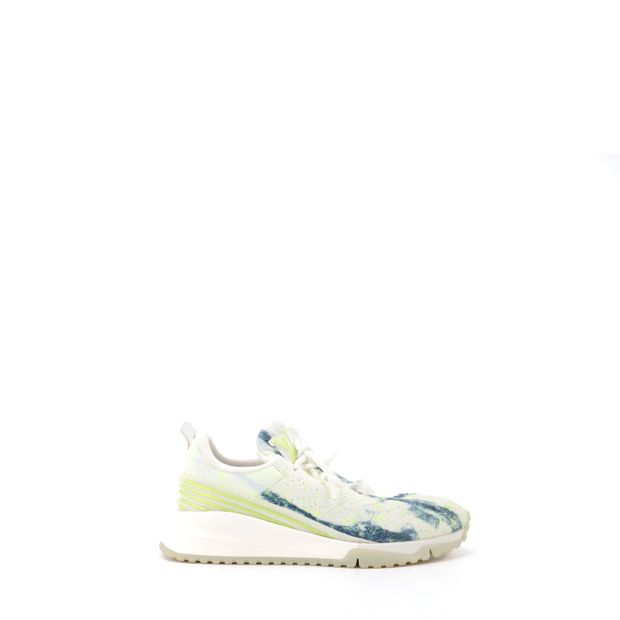 LOUIS VUITTON - Sneakers Louis Vuitton en toile blanche (T41)