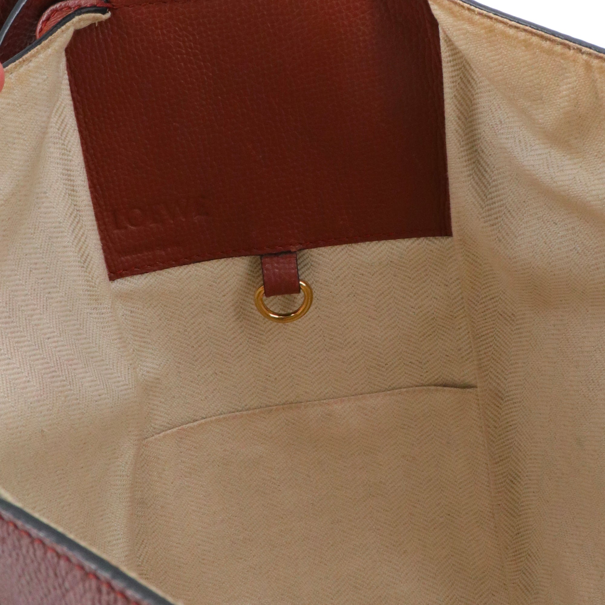 LOEWE - Sac à bandoulière Hammock PM Loewe en cuir marron