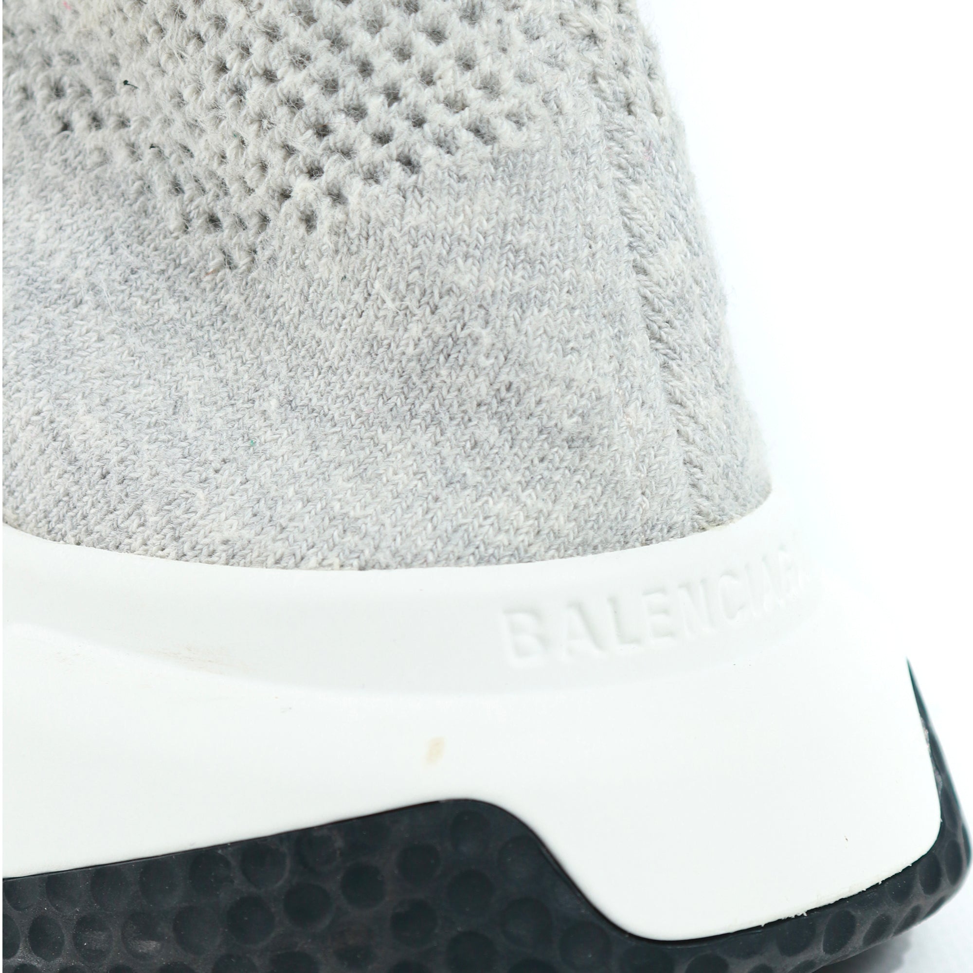 BALENCIAGA - Sneakers Speed à lacets en toile grise (T40)