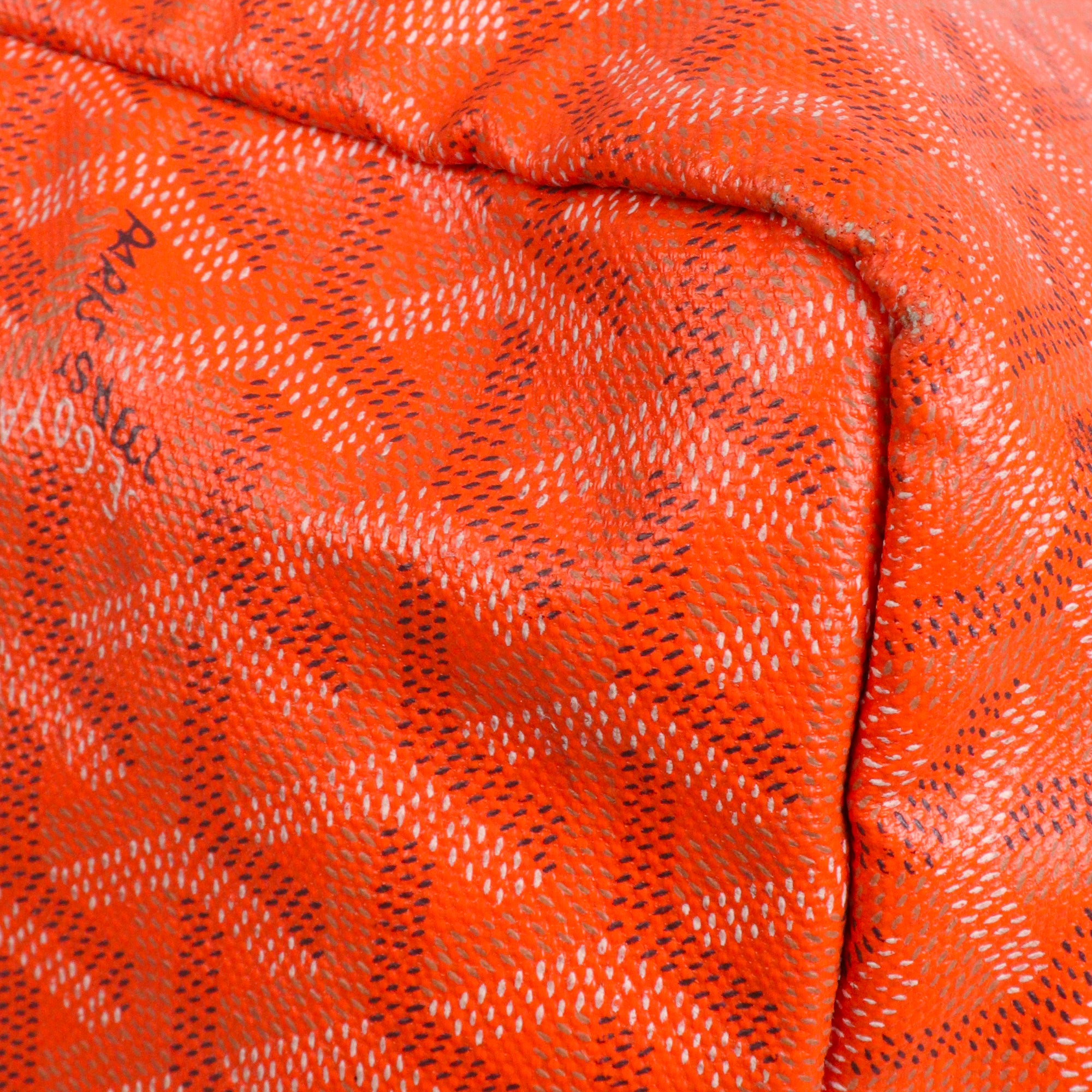 GOYARD - Sac cabas Saint Louis GM Goyard en toile enduite orange