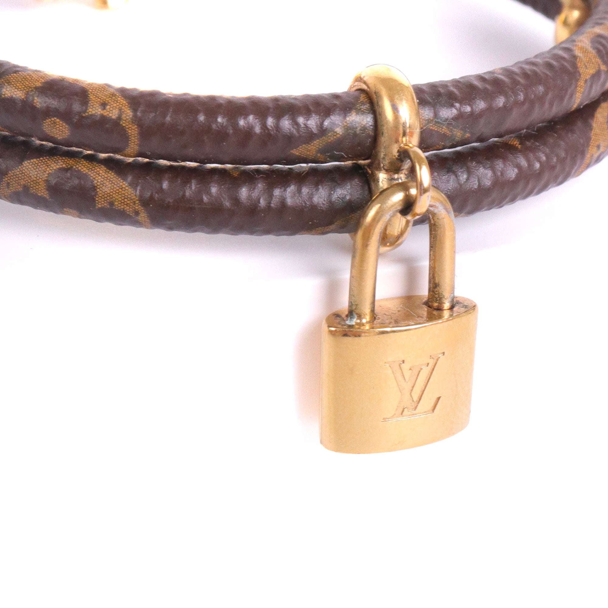 LOUIS VUITTON - Bracelet Keep it Twice Louis Vuitton en toile monogrammée