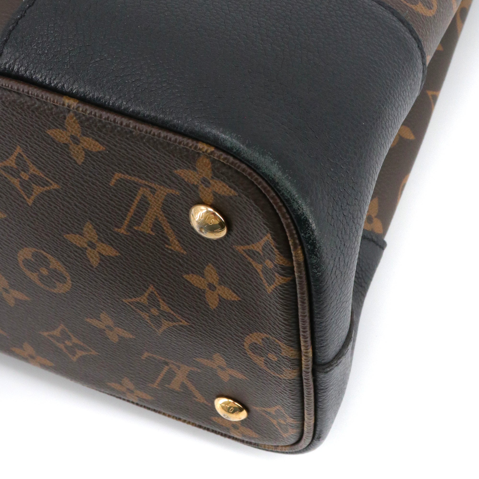 LOUIS VUITTON - Sac à main Flandrin Louis Vuitton en toile monogrammée marron