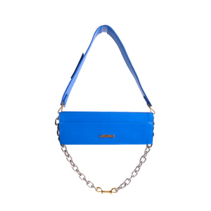 JACQUEMUS - Sac à épaule Ciuciu Jacquemus en cuir bleu