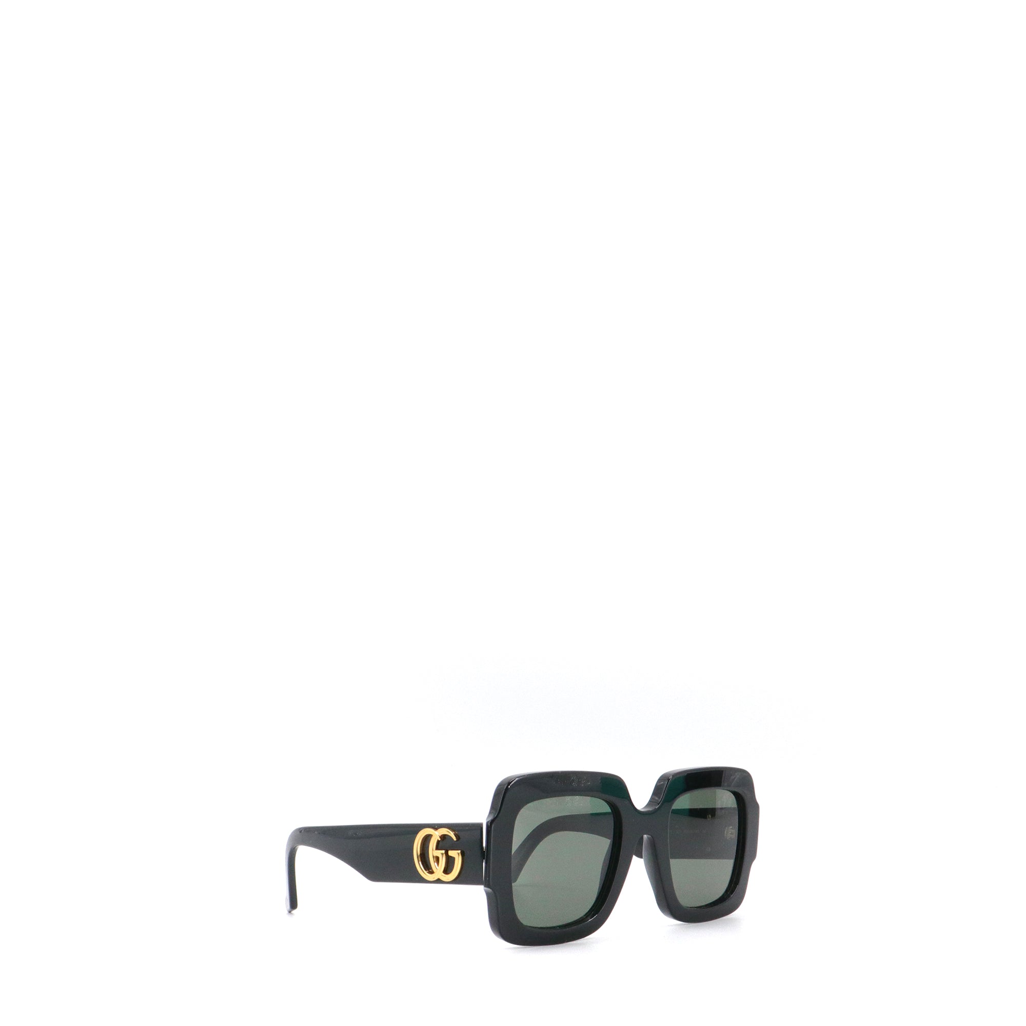 GUCCI - Lunettes de soleil GG Gucci en plastique noir