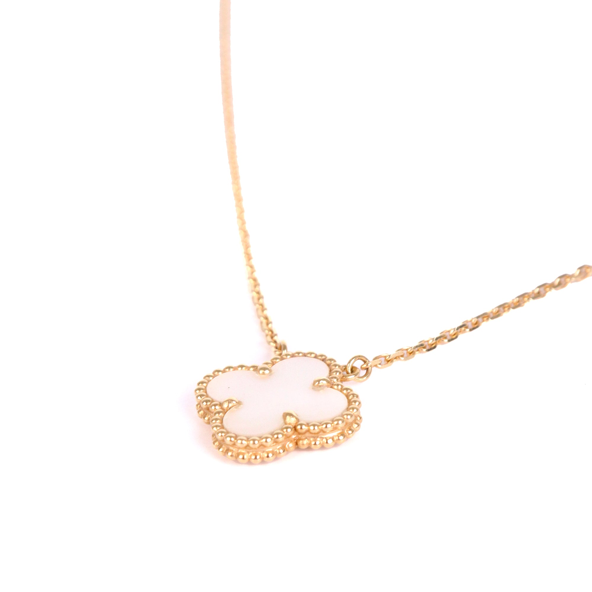 VAN CLEEF & ARPELS - Pendentif Vintage Alhambra Van Cleef & Arpels en or jaune