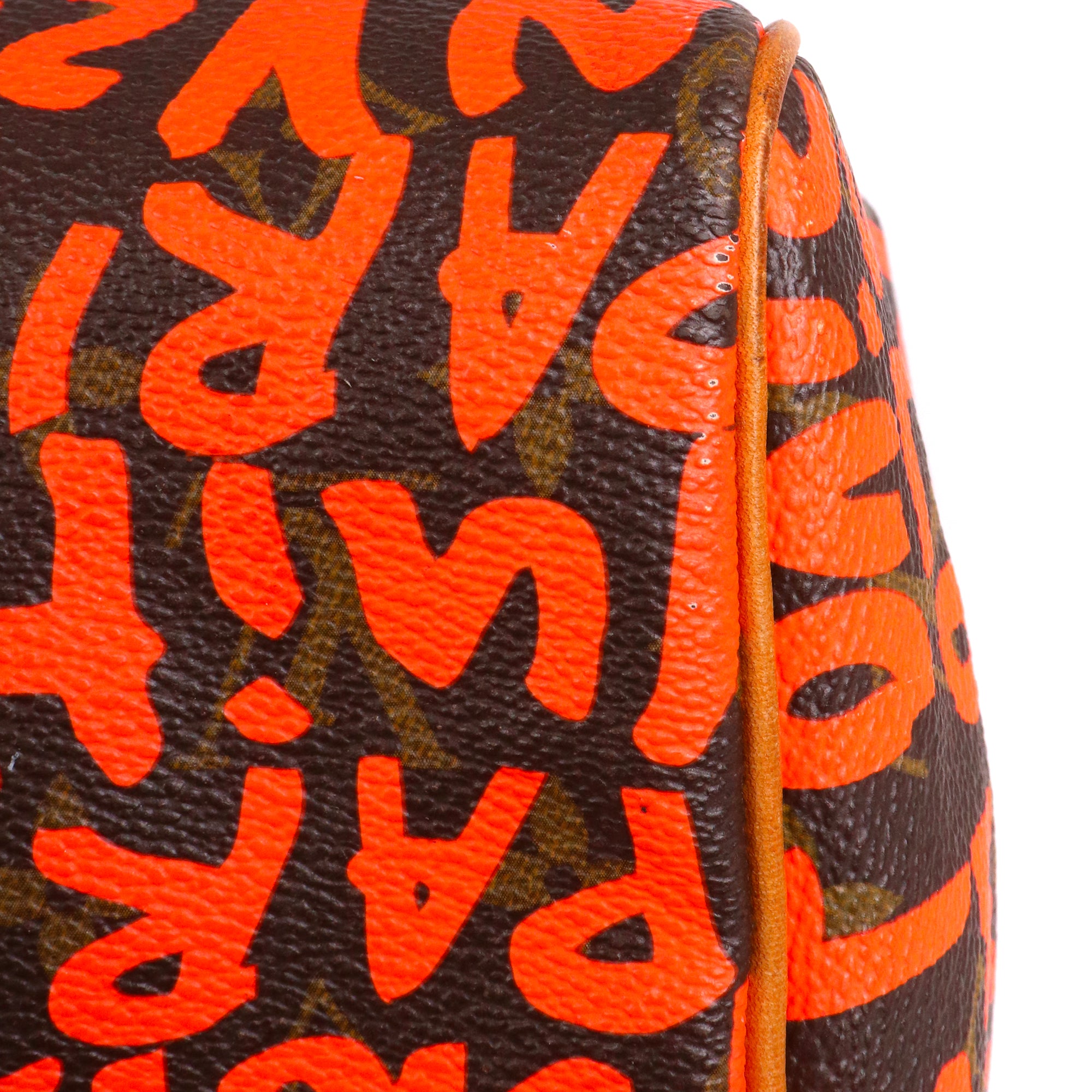 LOUIS VUITTON - Sac à main Speedy 30 Louis Vuitton x Stephen Sprouse en toile monogrammée