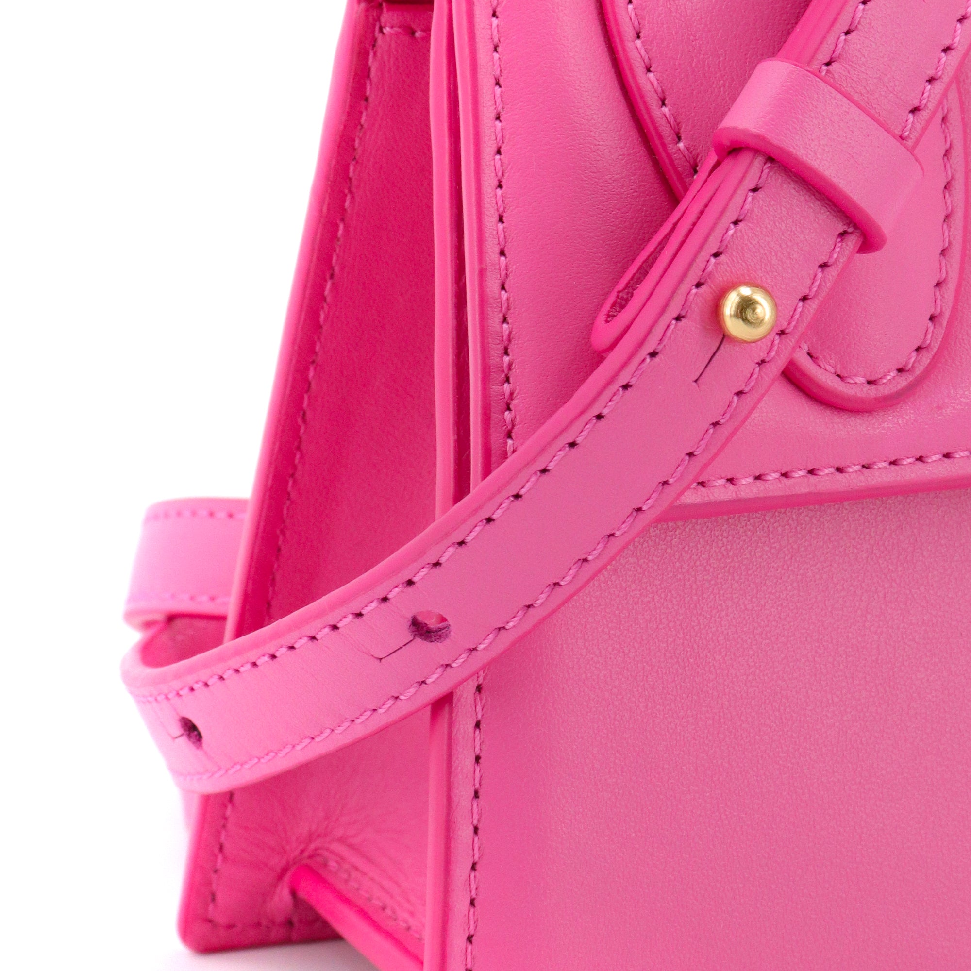 JACQUEMUS - Sac à bandoulière Chiquito noeud Jacquemus en cuir rose