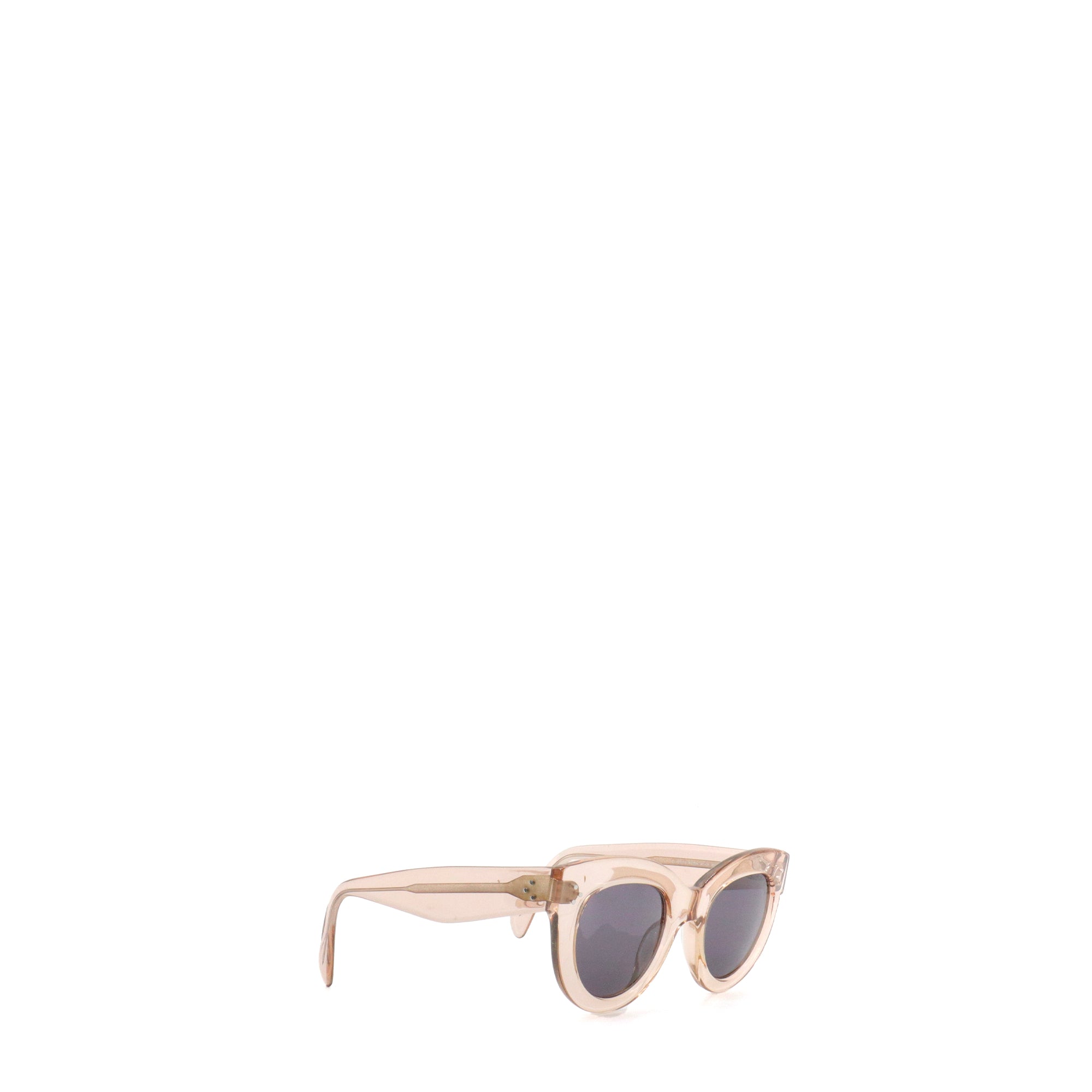 CELINE - Lunettes de soleil Marta Celine en plastique bronze transparent