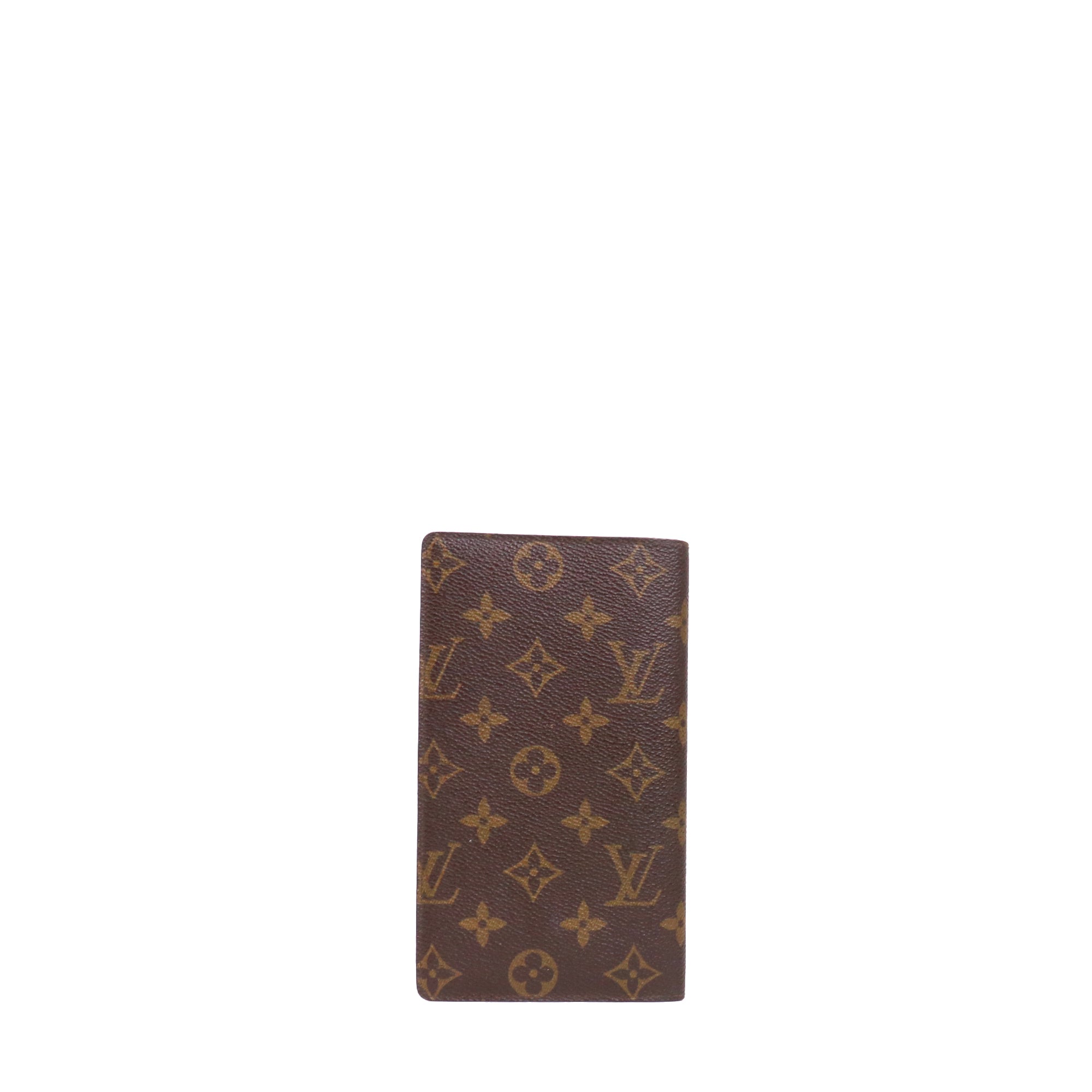 LOUIS VUITTON - Porte chéquier Louis Vuitton en toile monogrammée