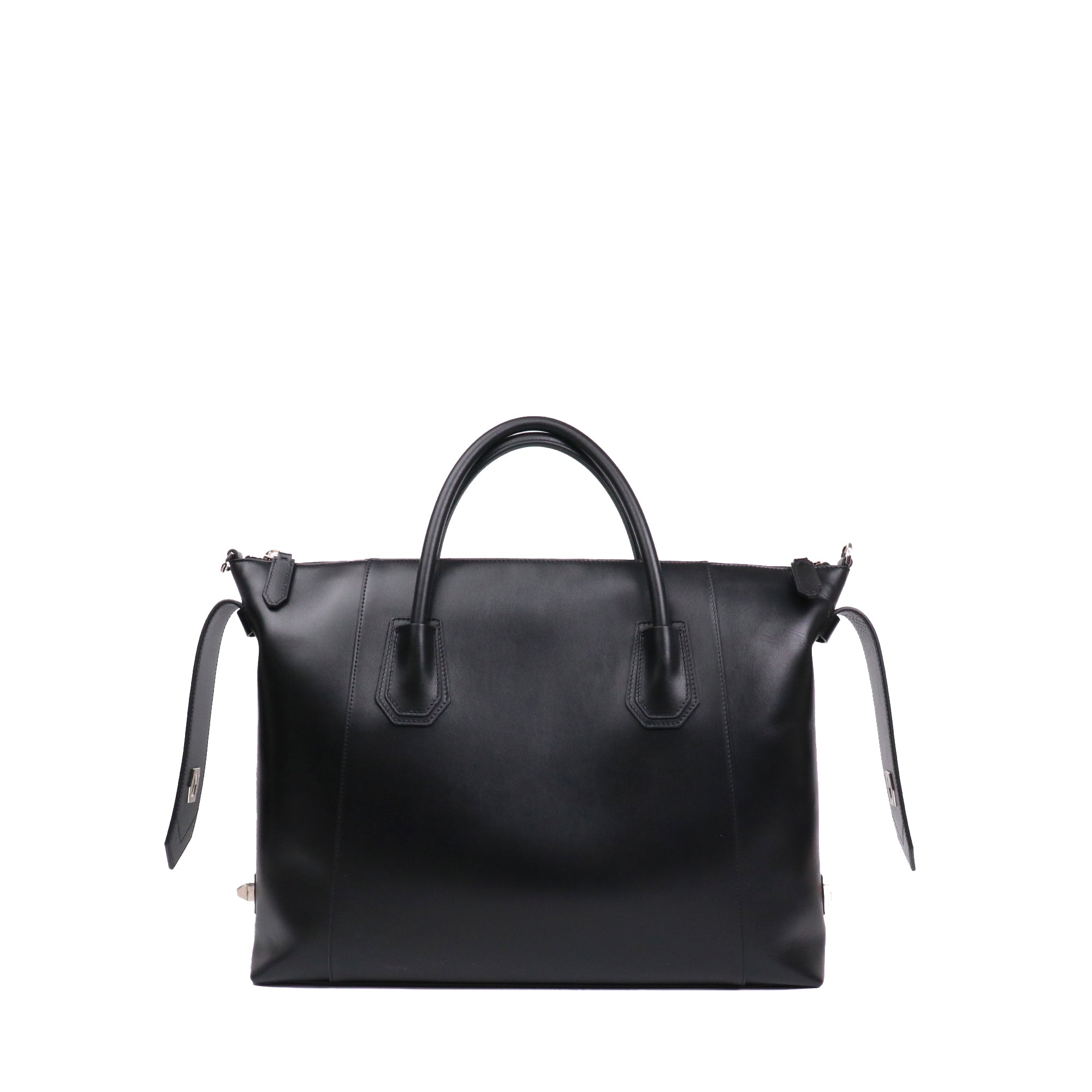 GIVENCHY - Sac à main Antigona soft medium Givenchy en cuir lisse noir