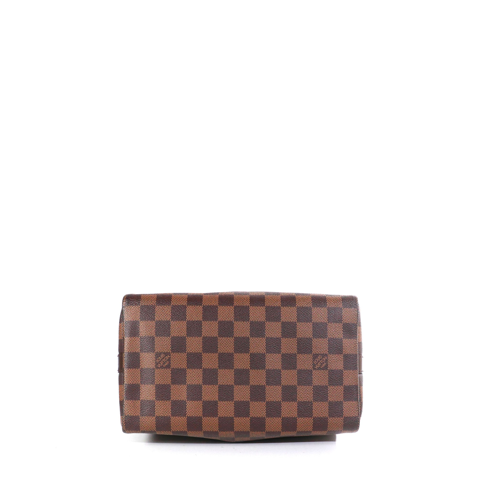 LOUIS VUITTON - Sac à bandoulière Speedy 25 Louis Vuitton en toile Damier Ébène