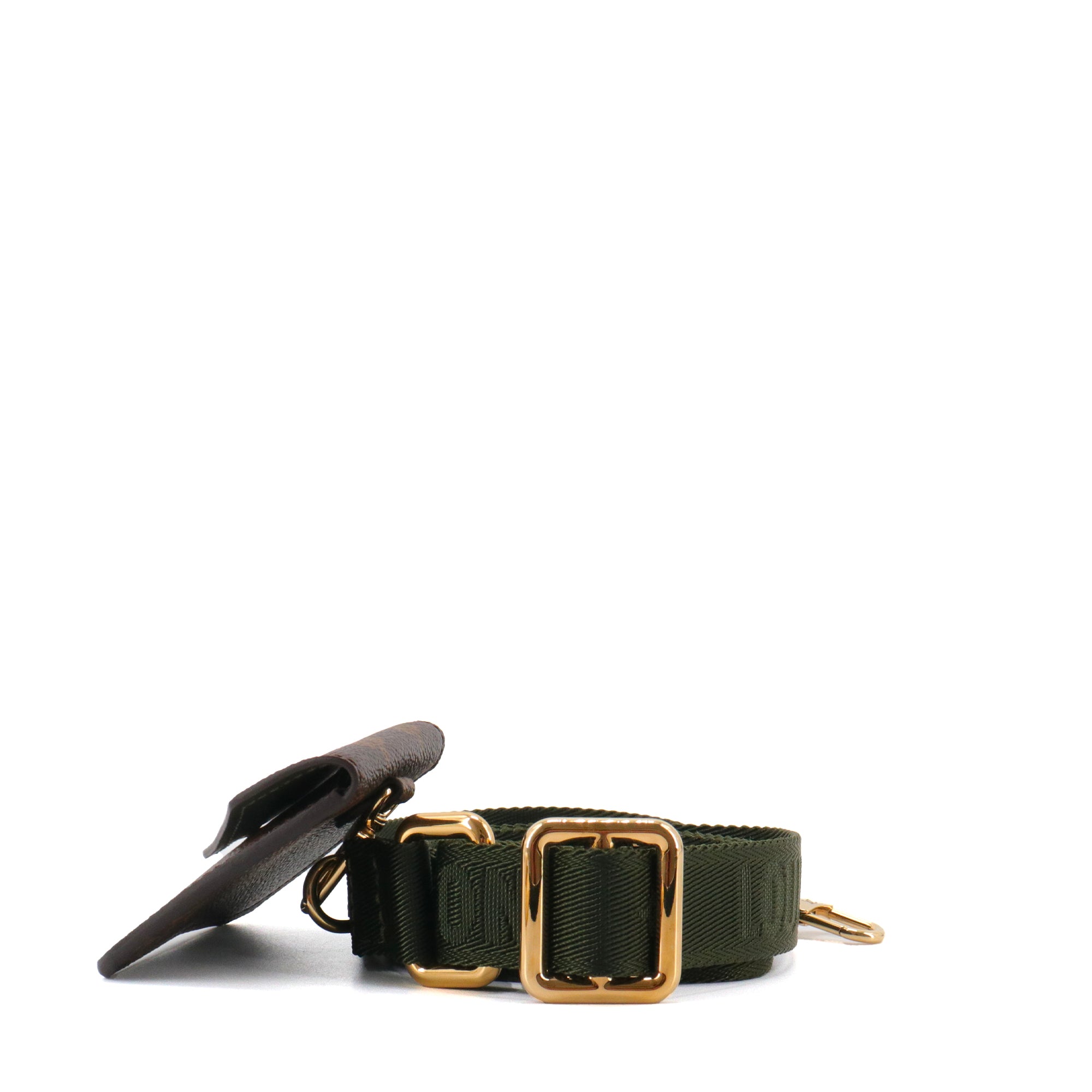 LOUIS VUITTON - Bandoulière Félicie To Go Louis Vuitton en toile kaki