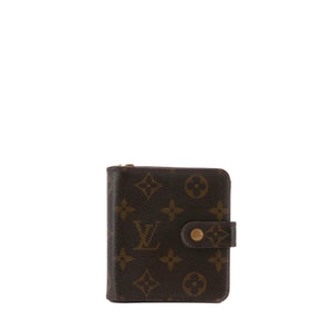 LOUIS VUITTON - Portefeuille Compact Louis Vuitton en toile monogrammée