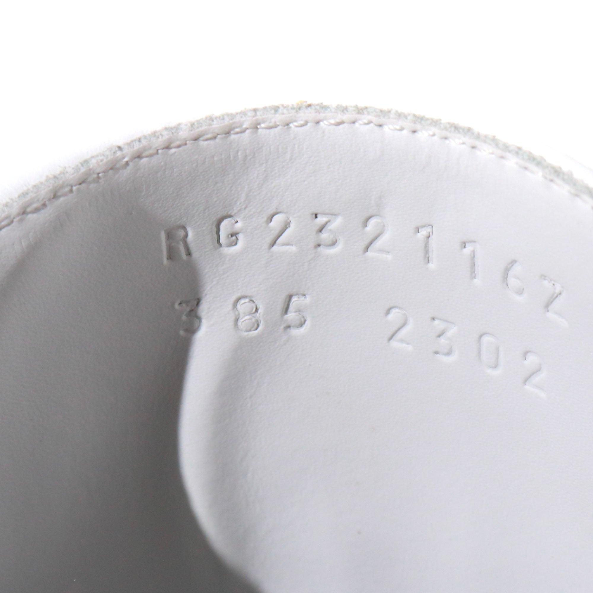 HERMÈS - Sandales Empire Hermès en cuir blanc (T38,5)