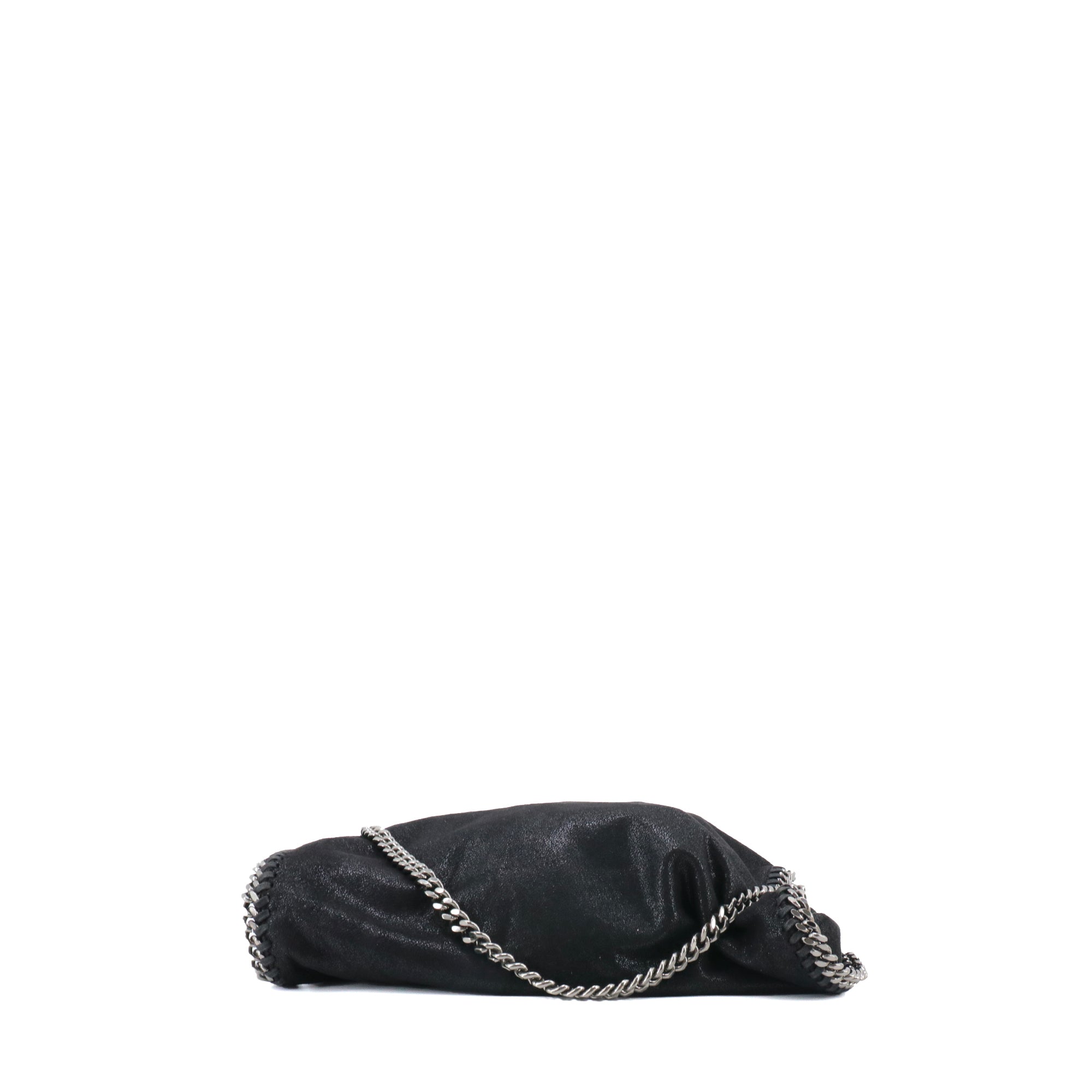 STELLA MCCARTNEY - Sac cabas Falabella Stella McCartney en tissu noir semi-brillant