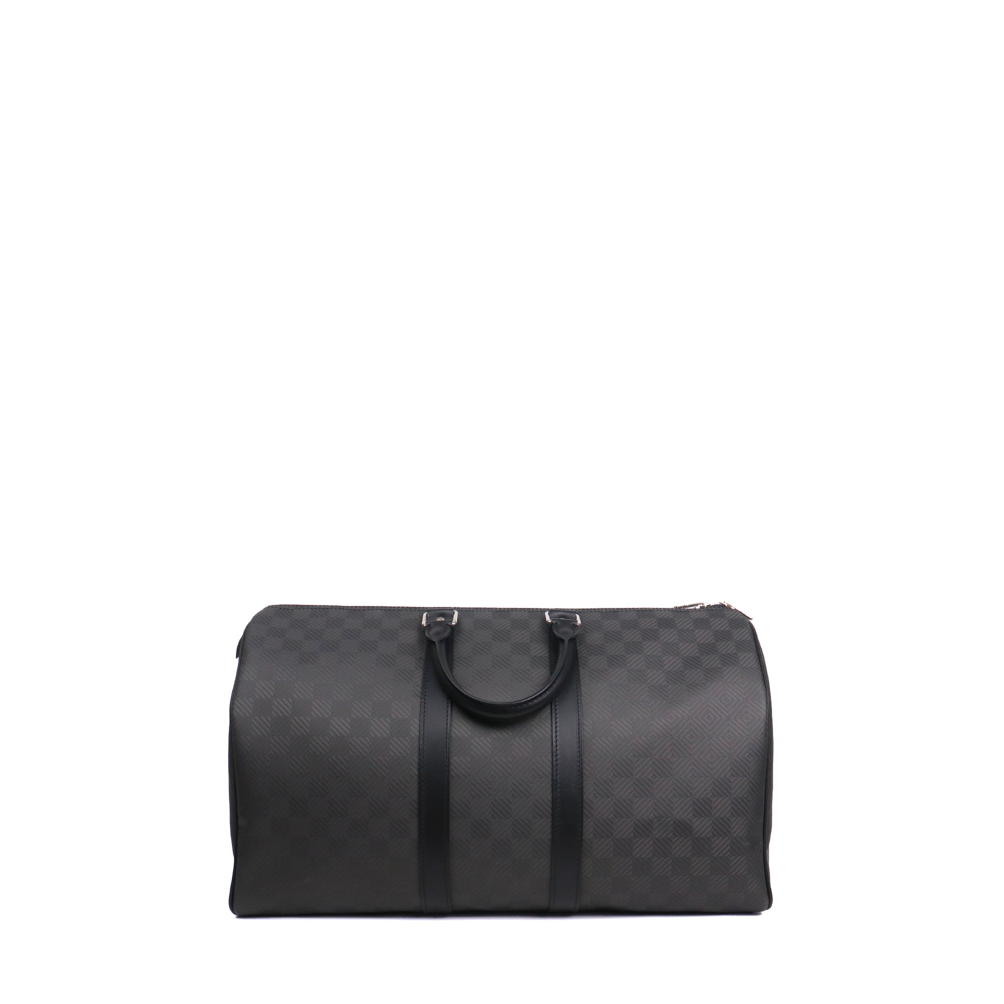 LOUIS VUITTON - Sac de voyage Keepall 45 Louis Vuitton en toile damier carbone