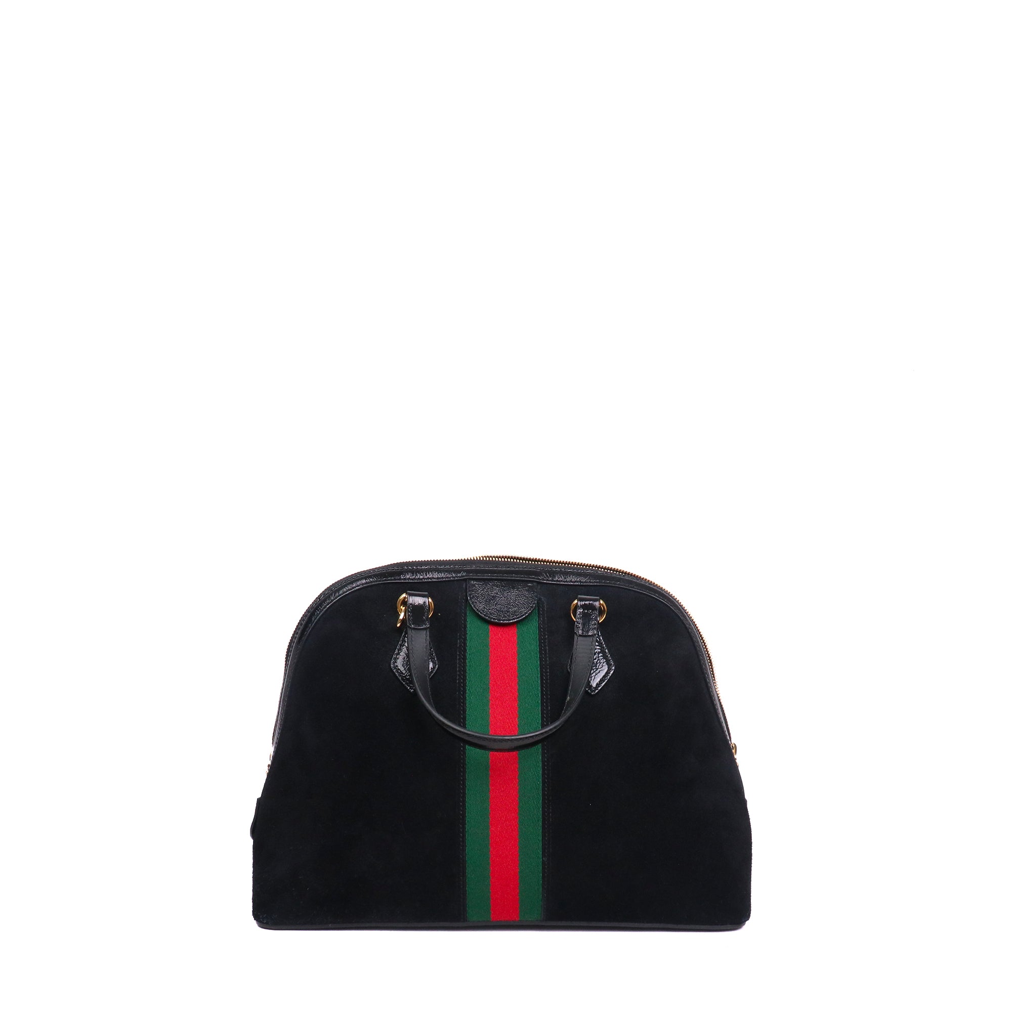 GUCCI - Sac à bandoulière Ophidia Dome Gucci en daim noir
