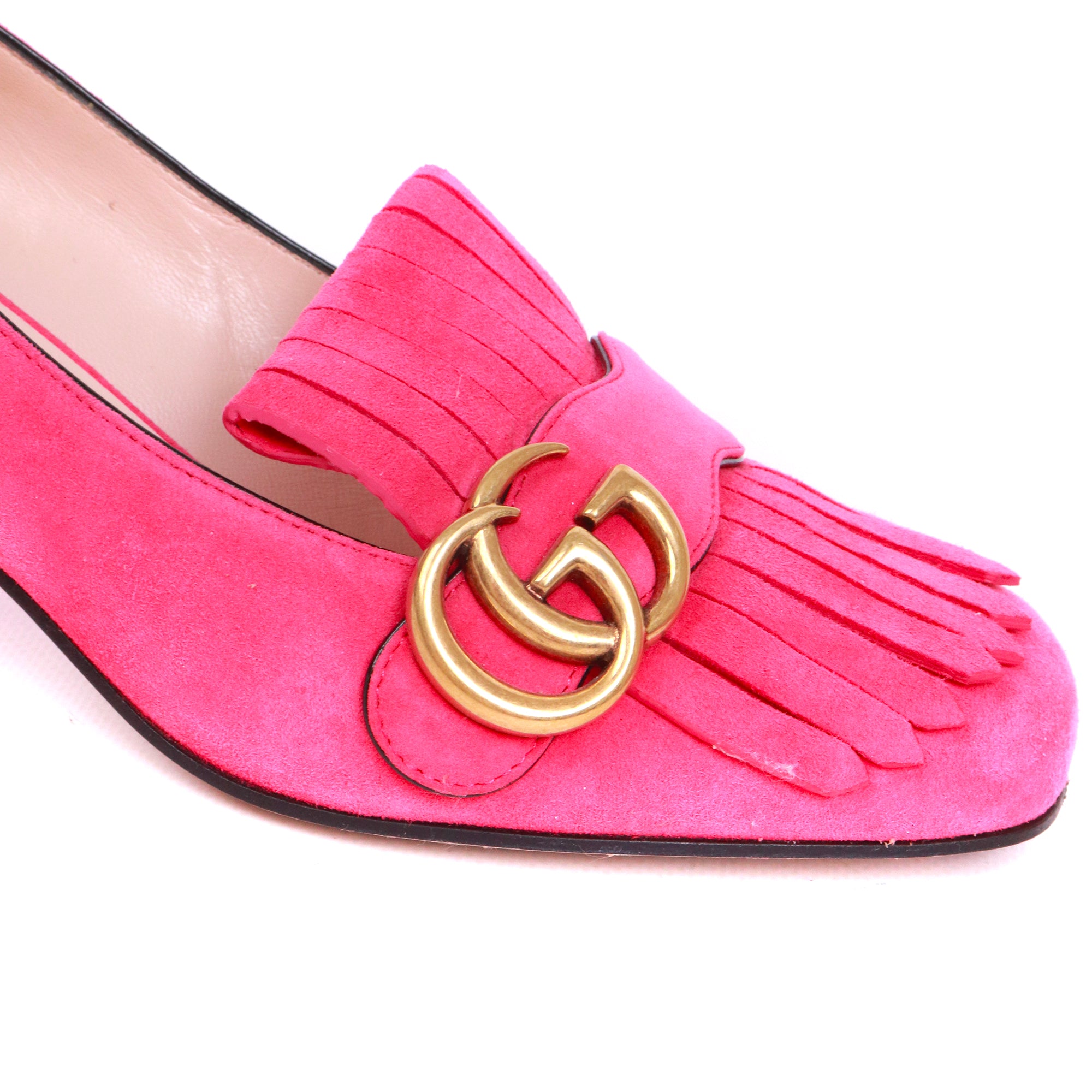 GUCCI - Black leather pumps (T37)