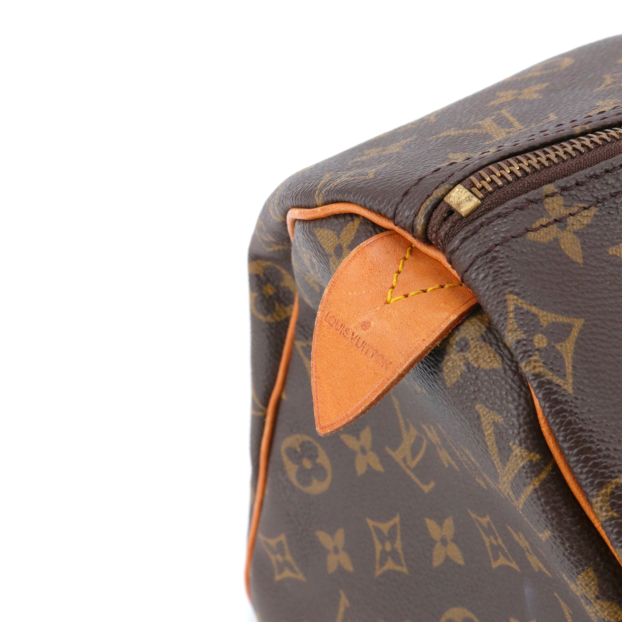 LOUIS VUITTON - Sac à main Speedy 40 Louis Vuitton en toile monogrammée vintage