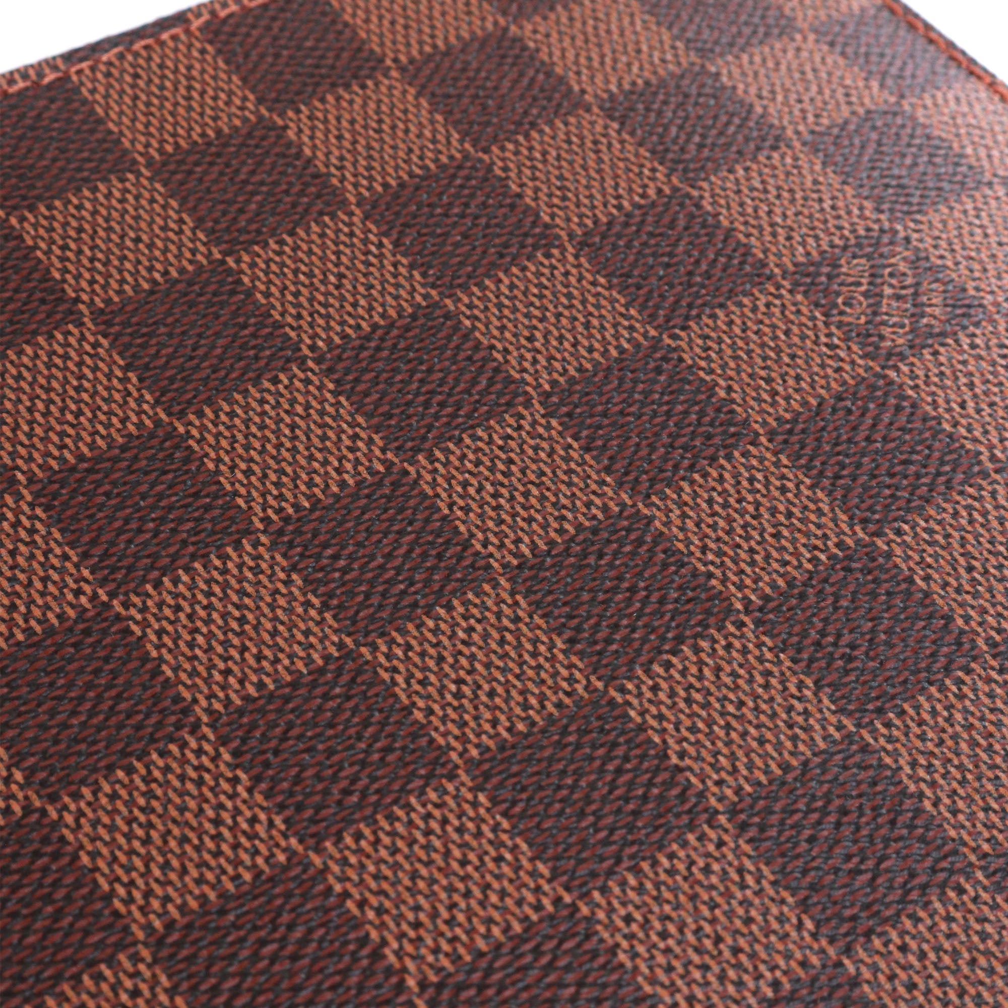 LOUIS VUITTON - Pochette Neverfull Louis Vuitton en toile enduite damier ébène