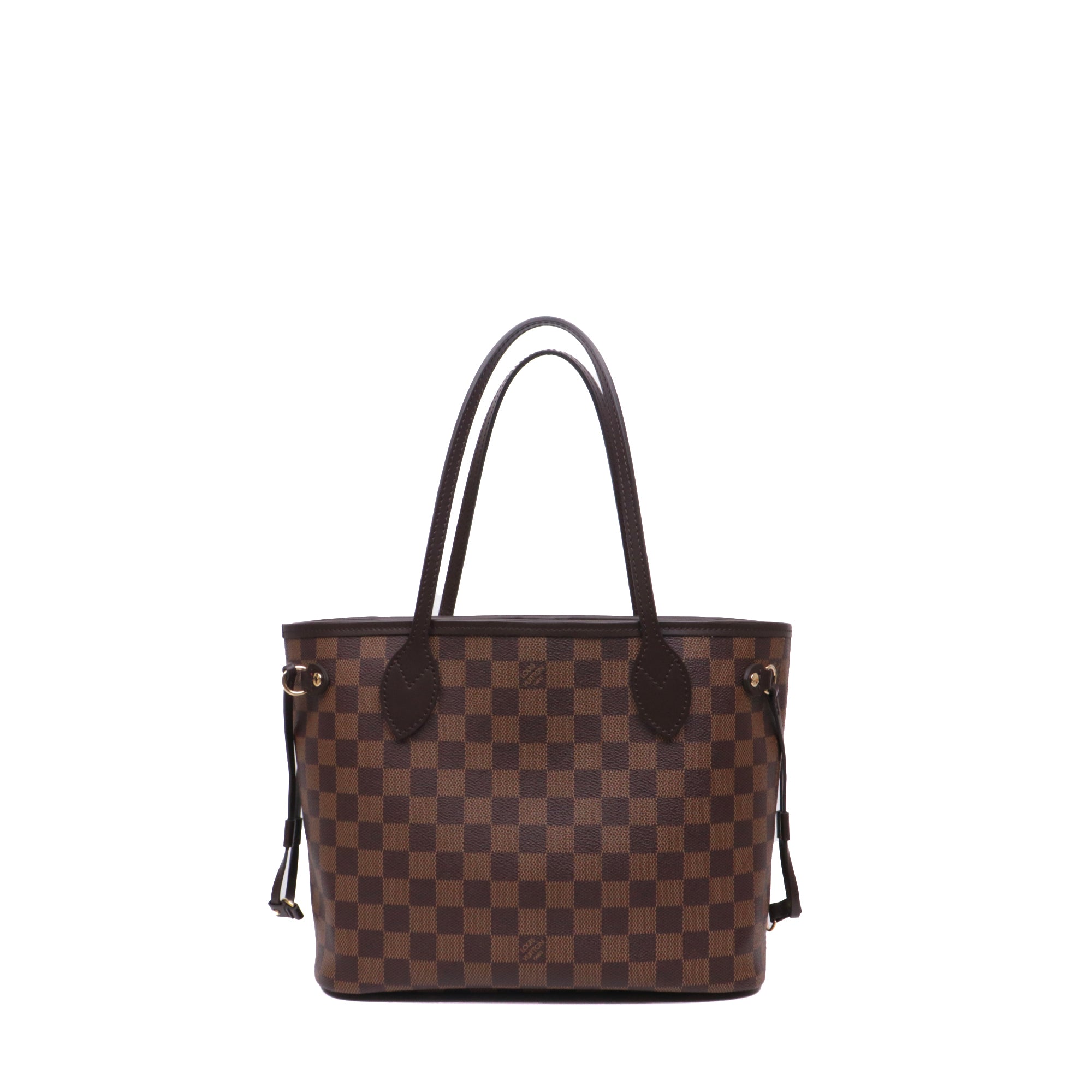 LOUIS VUITTON - Sac cabas Neverfull PM Louis Vuitton en toile damier ébène