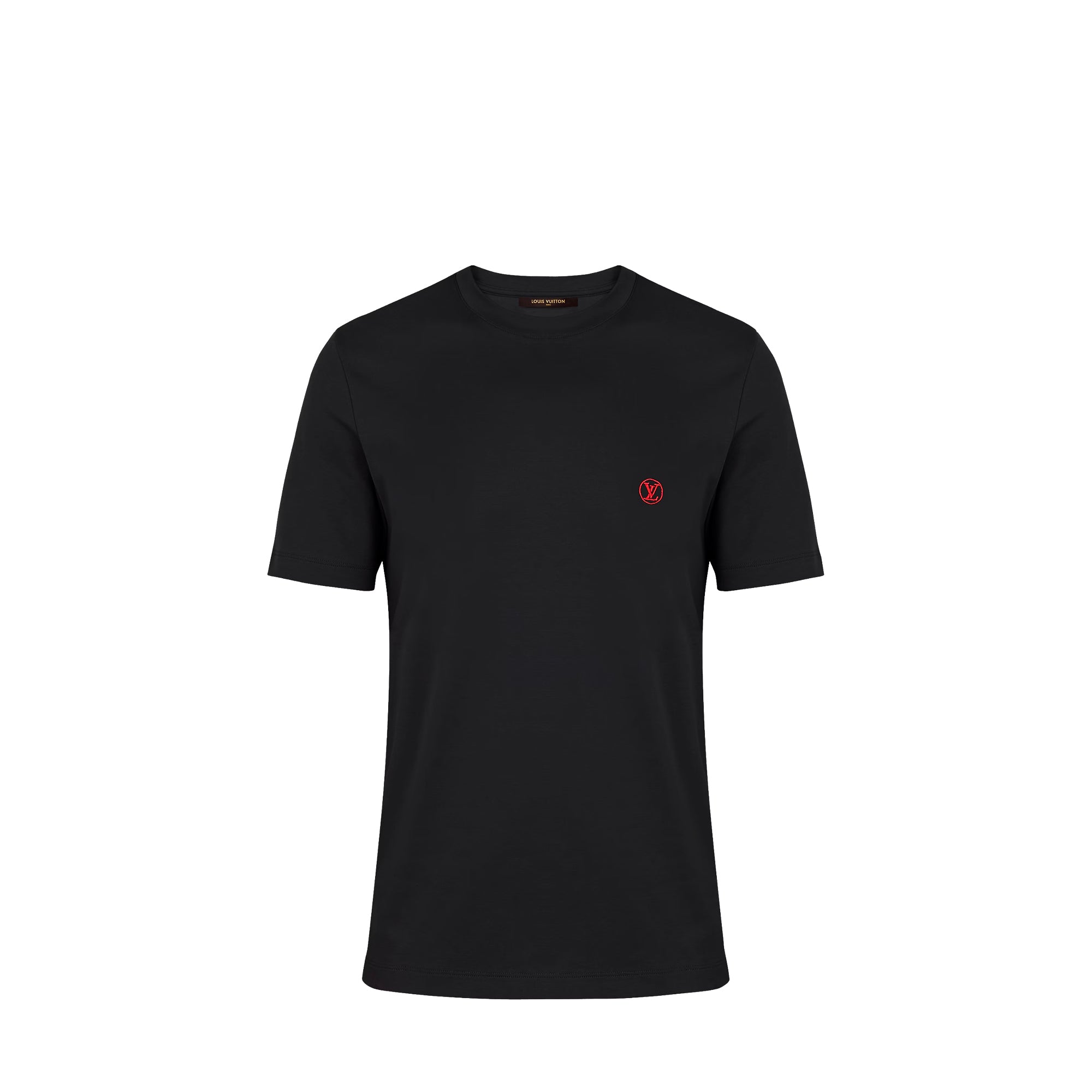 LOUIS VUITTON - Tee-shirt manches courtes Louis Vuitton en coton noir (M)