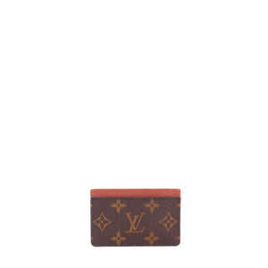 LOUIS VUITTON - Porte cartes Simple Louis Vuitton en toile monogrammée