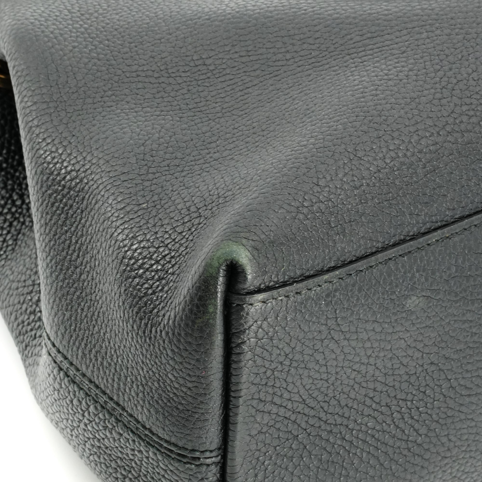 GUCCI - Gucci Soho tote bag in silver grained leather