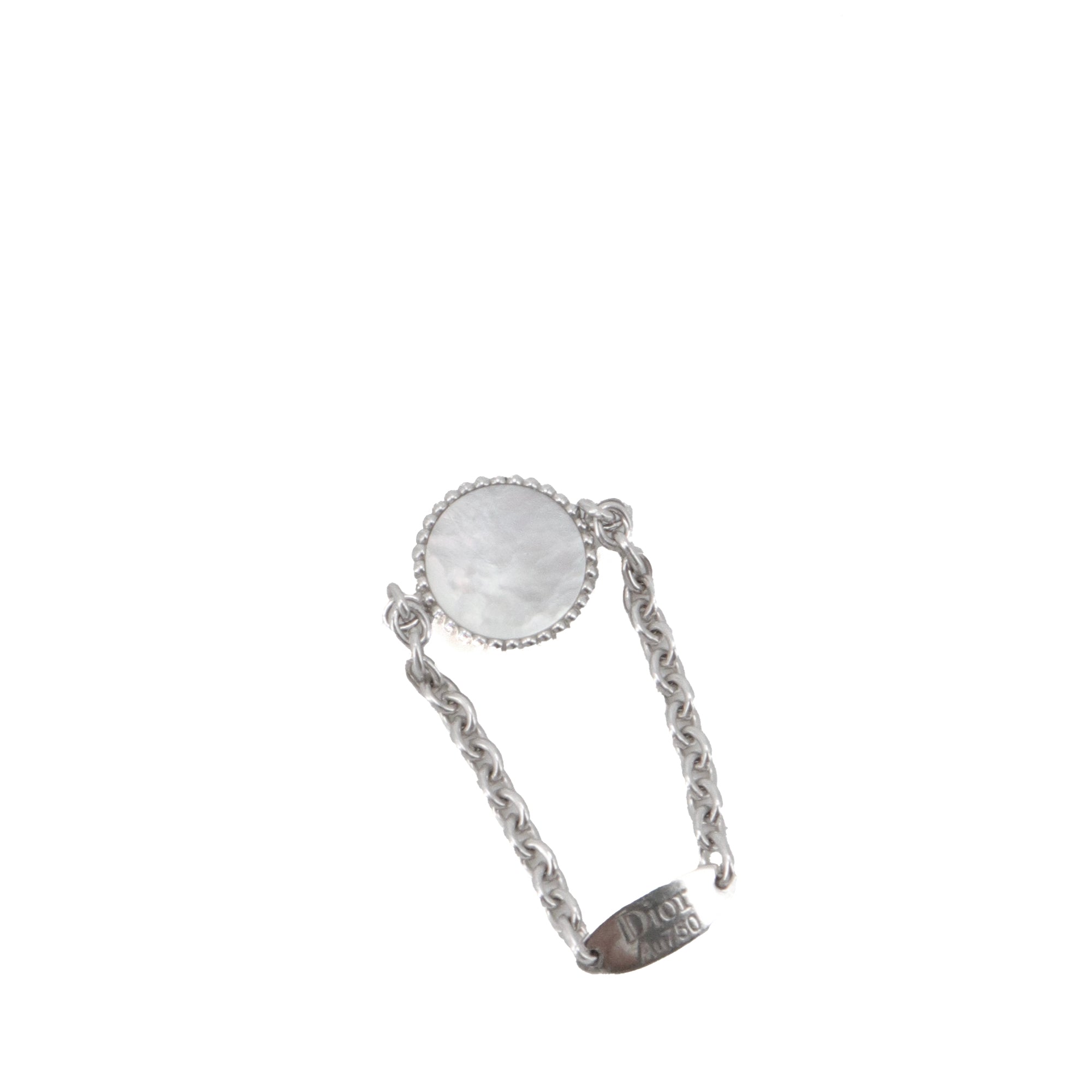 DIOR - Bague Rose Des Vents Dior en or blanc (T50)