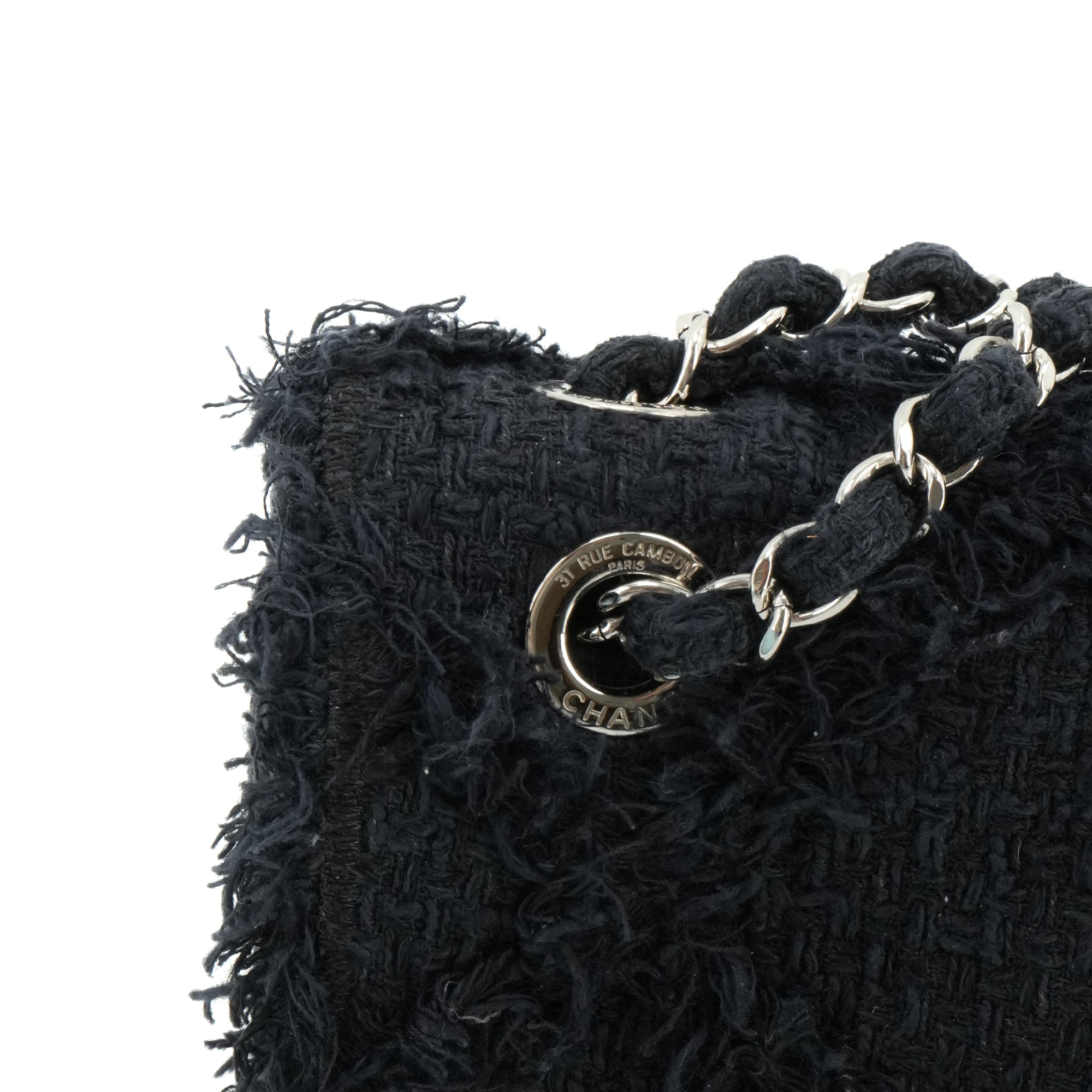 CHANEL - Chanel Natura shoulder bag in vintage navy tweed