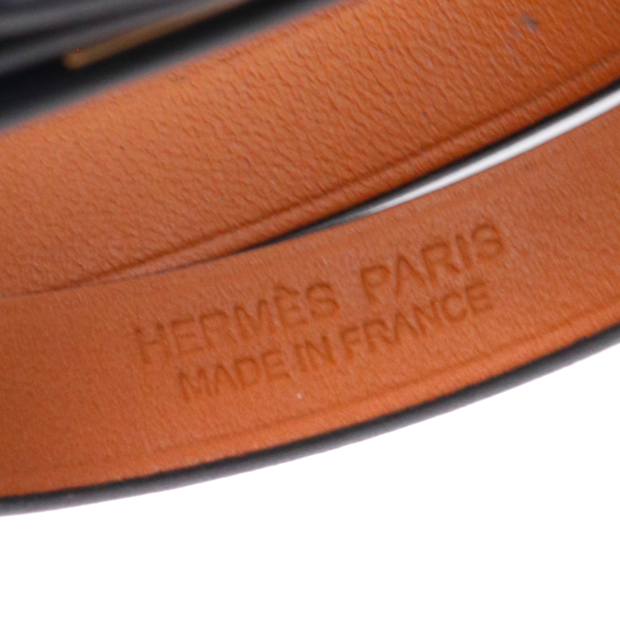 HERMÈS - Orange Clic H bracelet