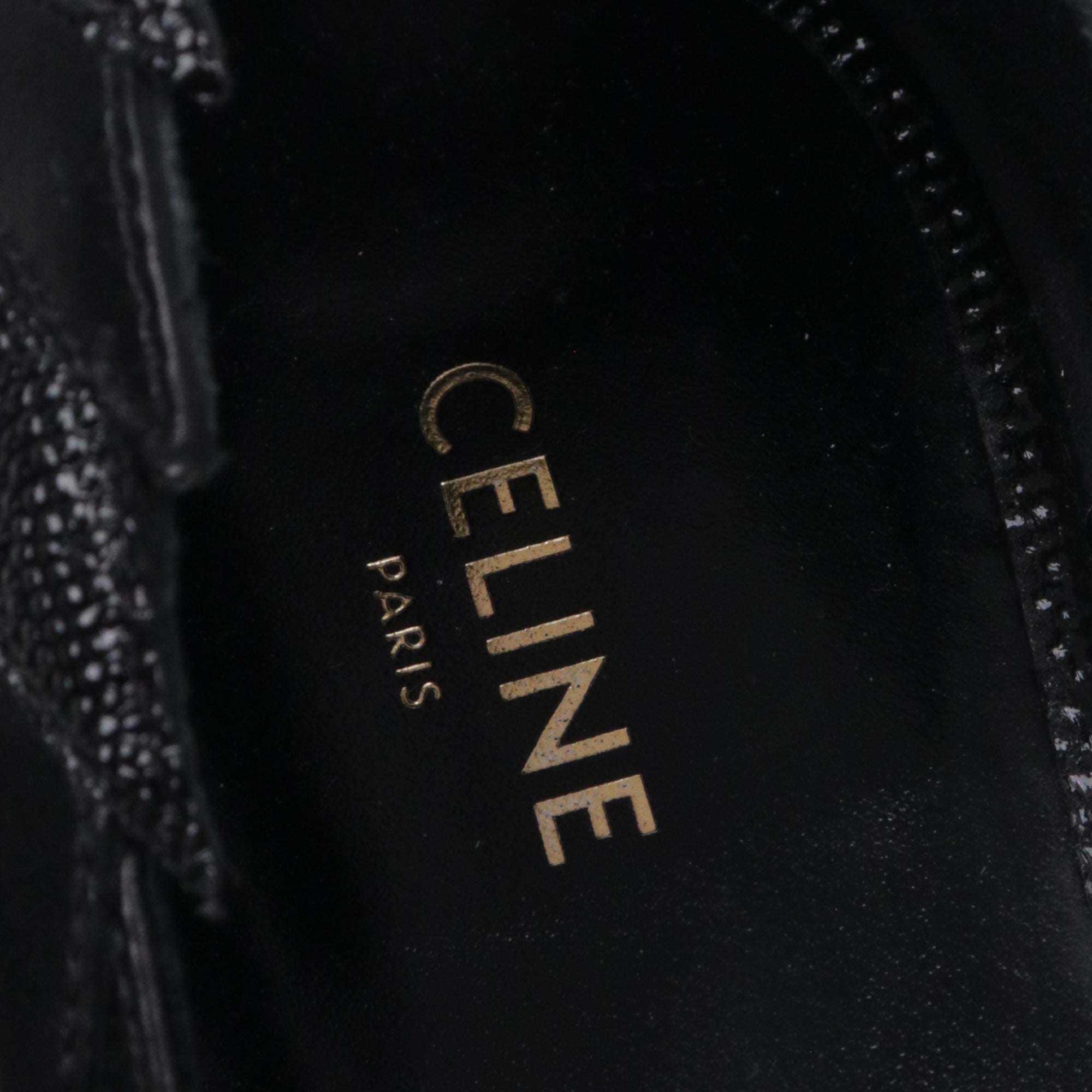 CELINE - Escarpins Céline en cuir noir (T37)