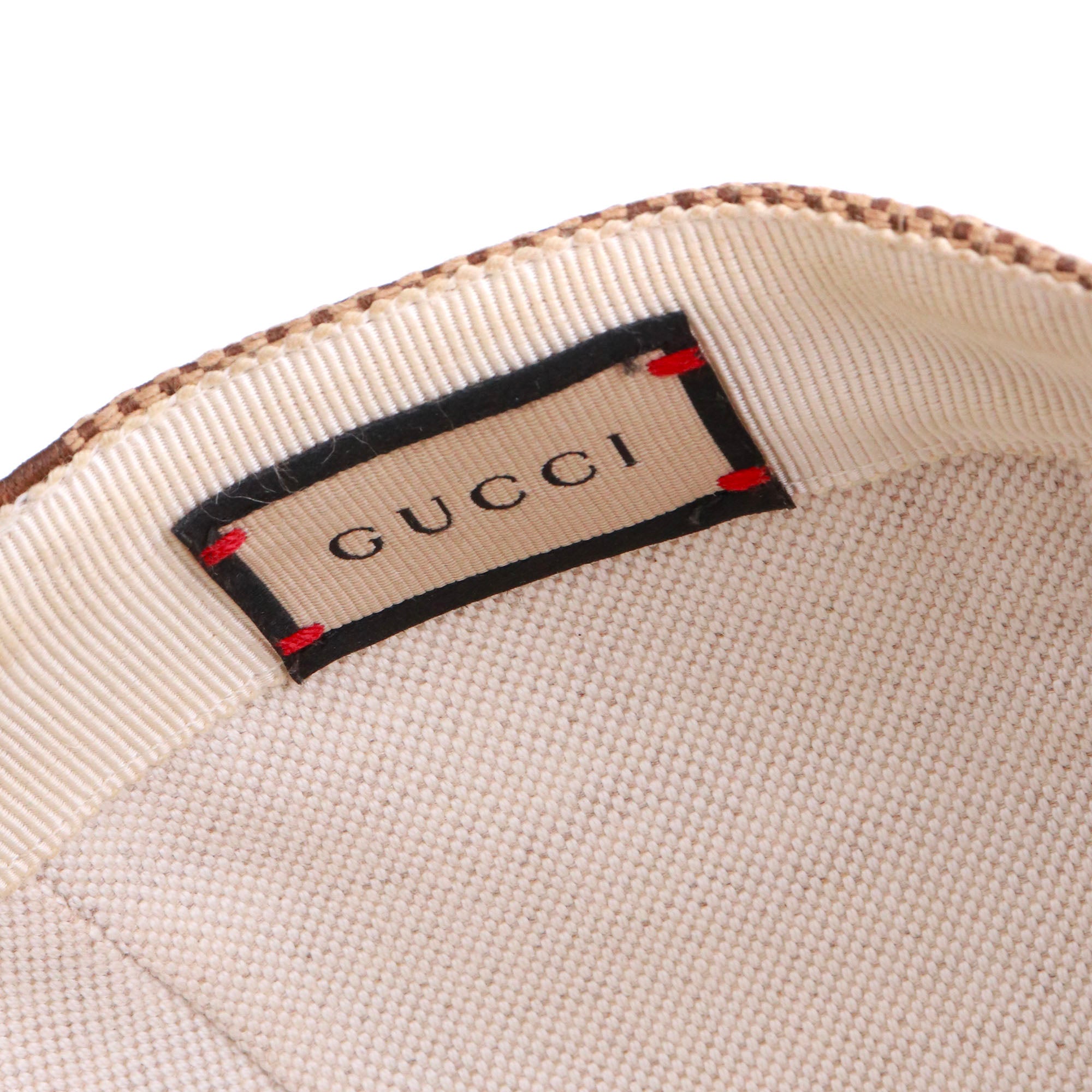 GUCCI - Casquette Gucci en toile GG Jumbo marron (XS)